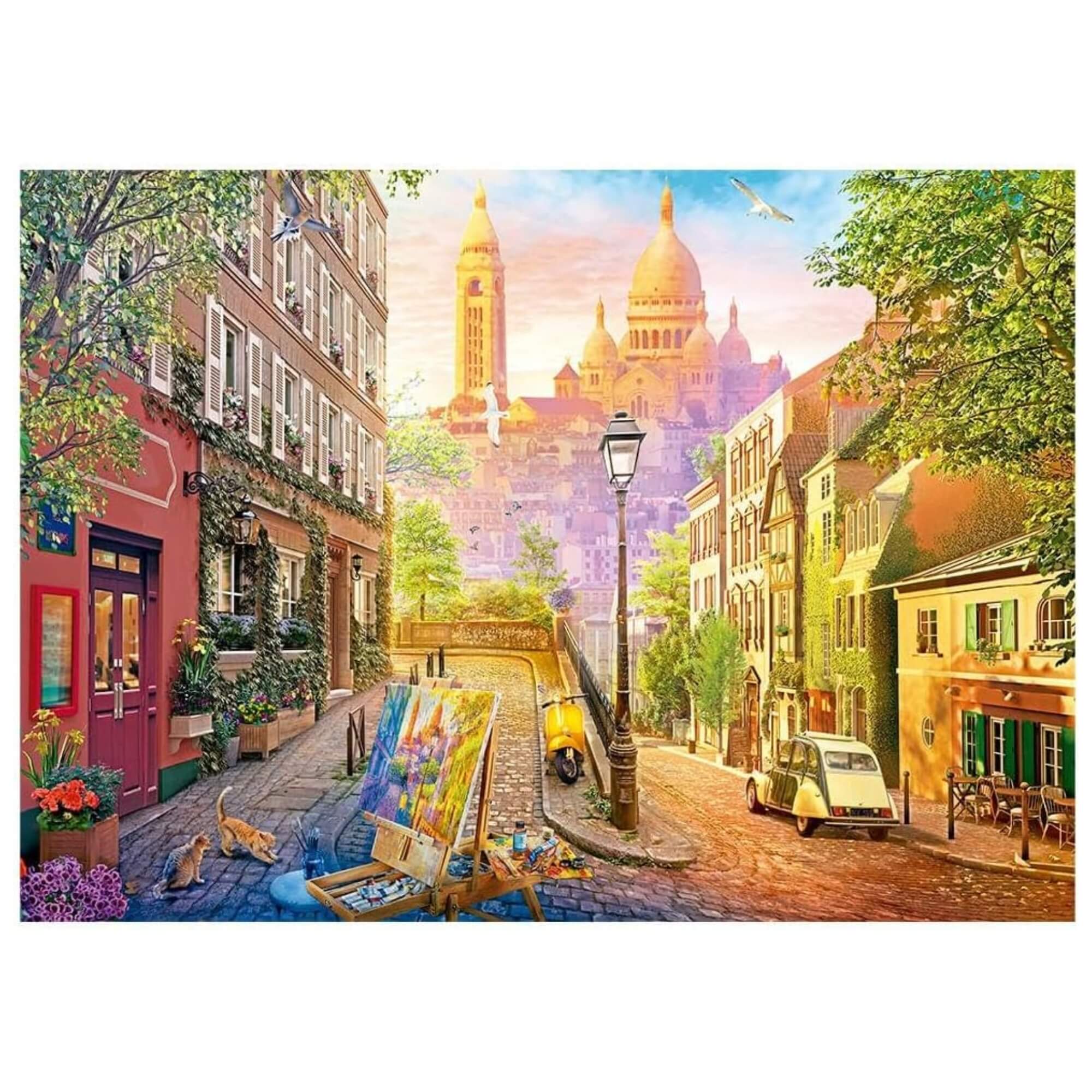 Quebra-cabeça 1000 peças Charme Parisiense Grow - 04923