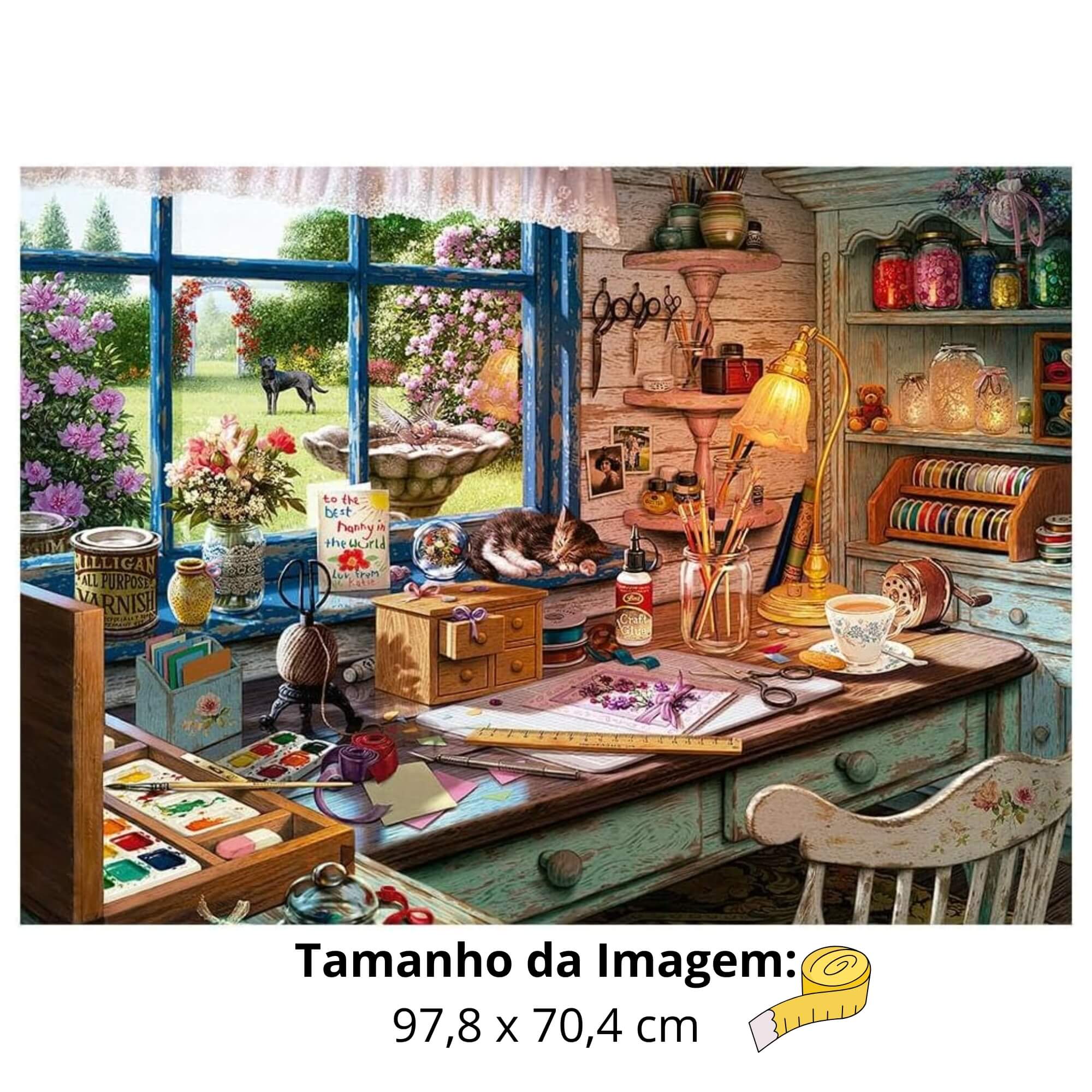 Quebra-cabeça 2000 peças Ateliê Grow - 04924