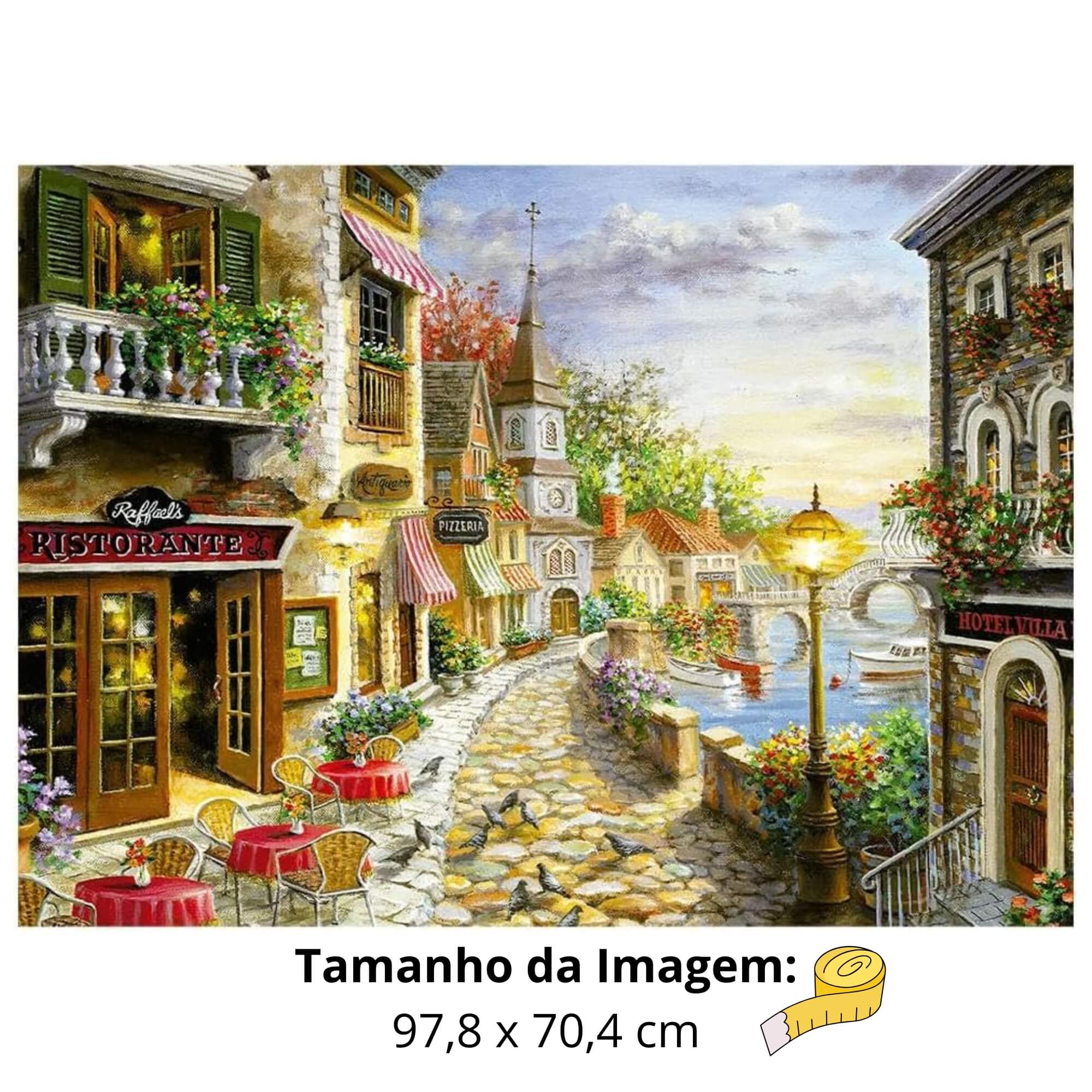 Quebra-Cabeça 2000 peças Villaggio D'Italia Grow - 04925