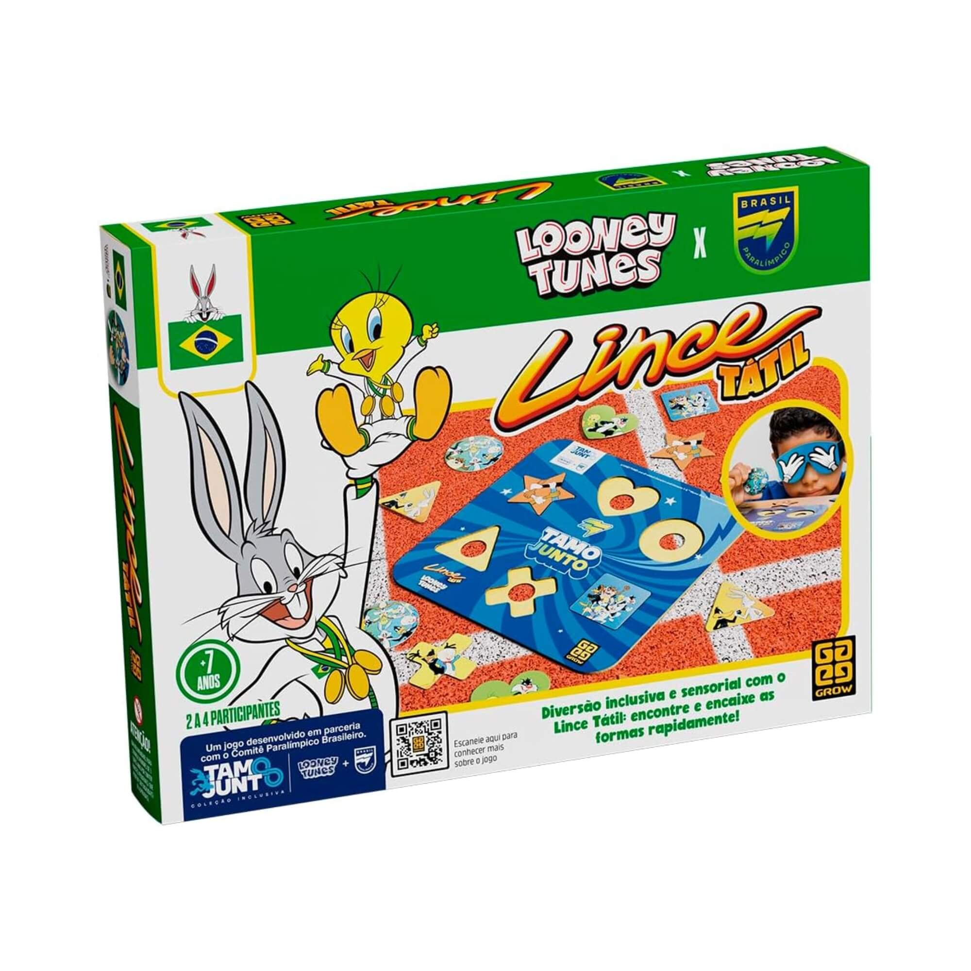 Jogo Lince Tátil CPB e Looney Tunes +7 Anos 2 a 4 participantes Grow - 04687