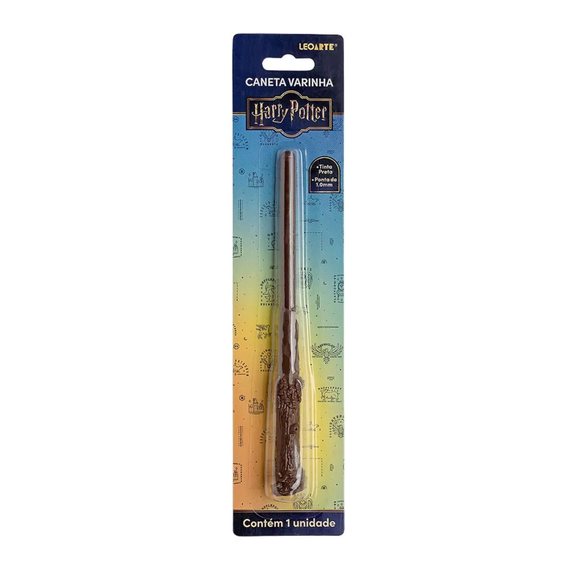 Caneta Esferográfica Ponta 1.0 Formato Varinha Harry Potter Leo&Leo - 10221