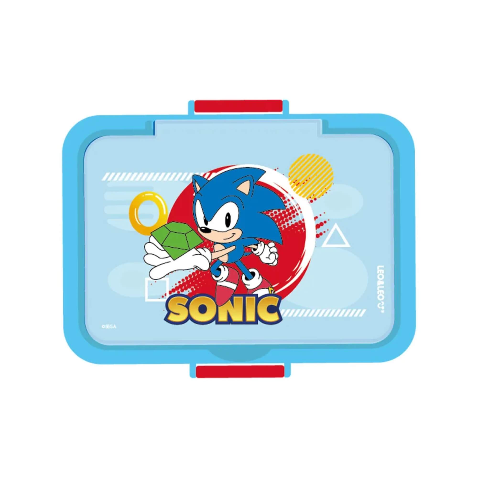 Kit Lanche Sonic Garrafa Plástica 460ml + Marmita 700ml Leo&Leo Leonora - 10260