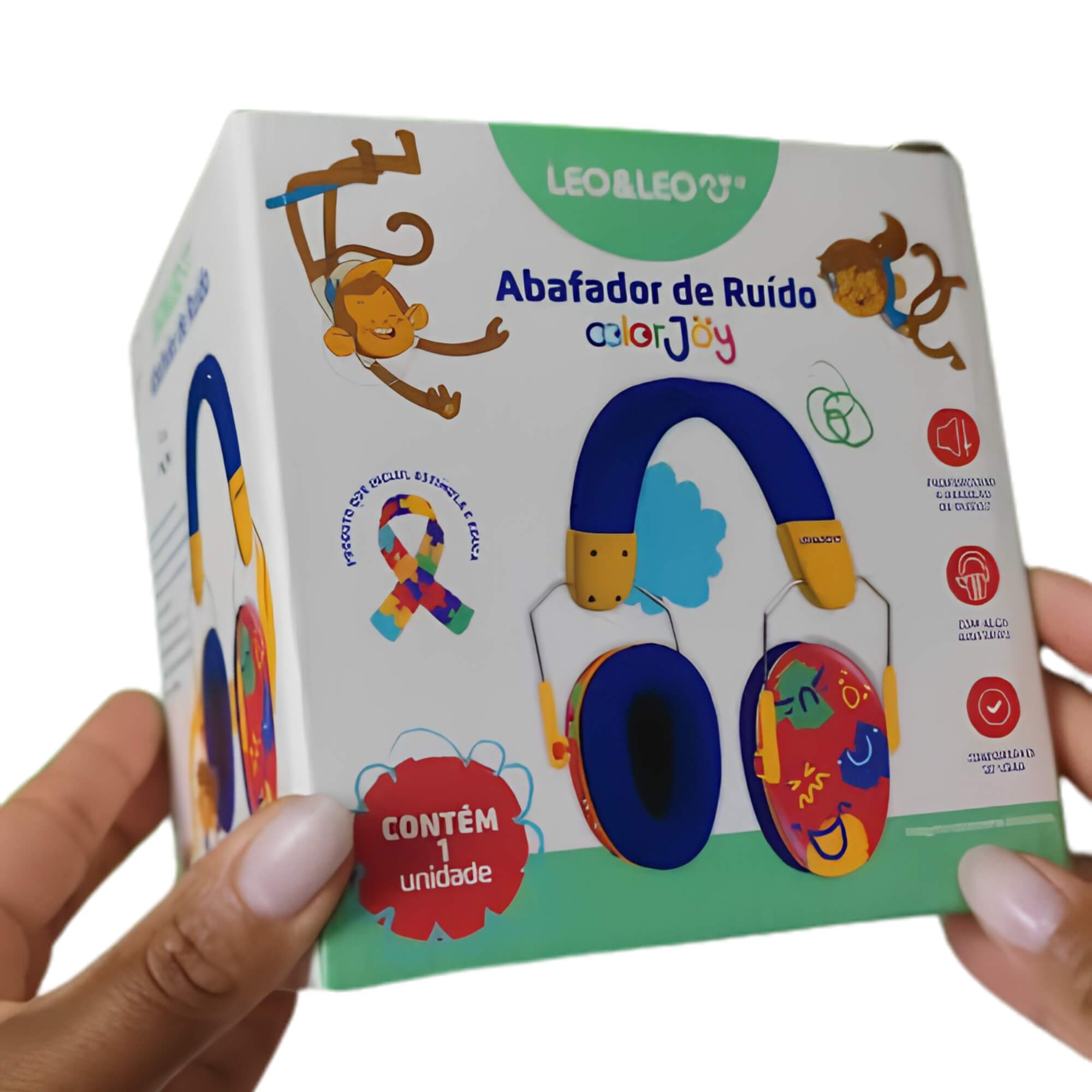 Abafador de Ruídos Infantil Color Joy Leo&Leo Leonora - 10284