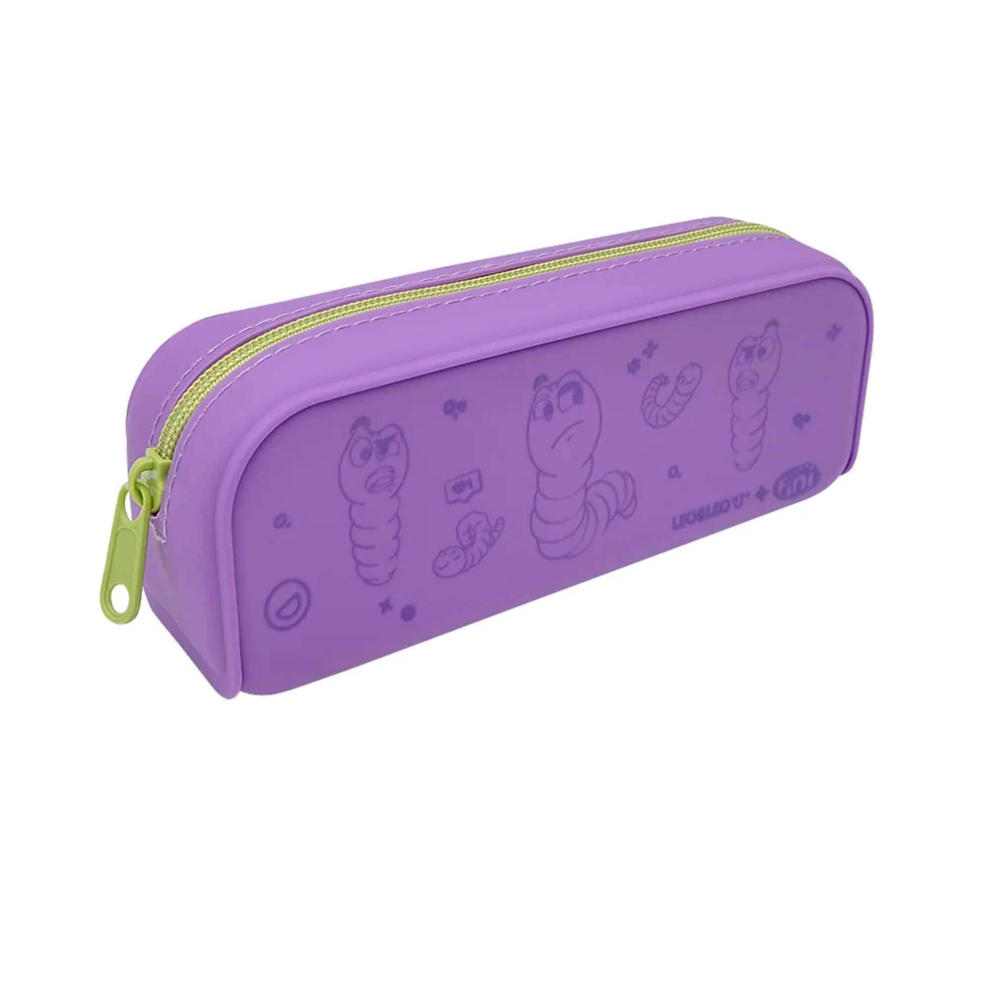Estojo Retangular de Silicone Fini - Pacote Sortido com 6 unidades Leo&Leo Leonora - 10353