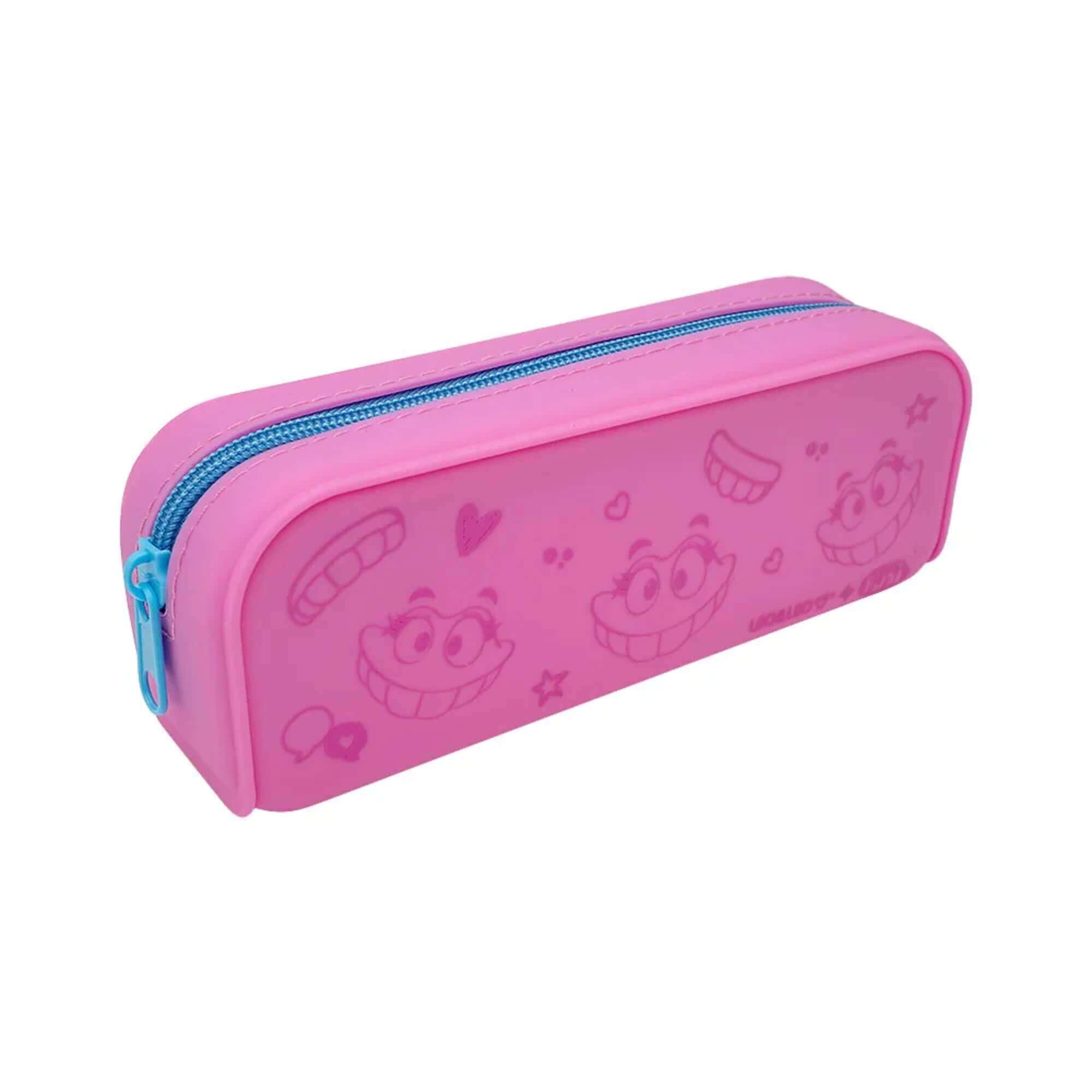 Estojo Retangular de Silicone Fini - Pacote Sortido com 6 unidades Leo&Leo Leonora - 10353