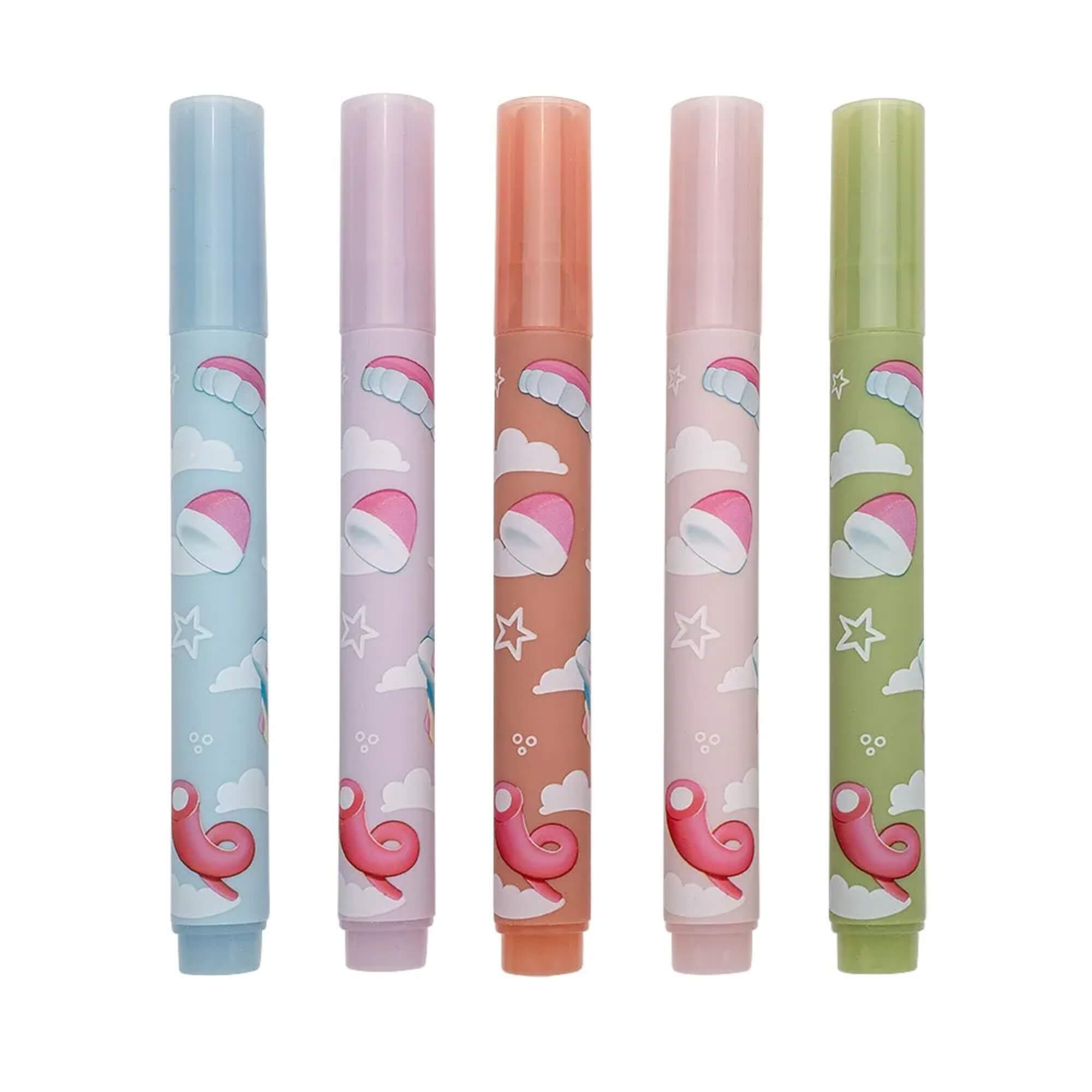 Caneta Marca Texto Corpo Estampado com Aroma Fini - Display c/ 20 unidades Leonora - 10355