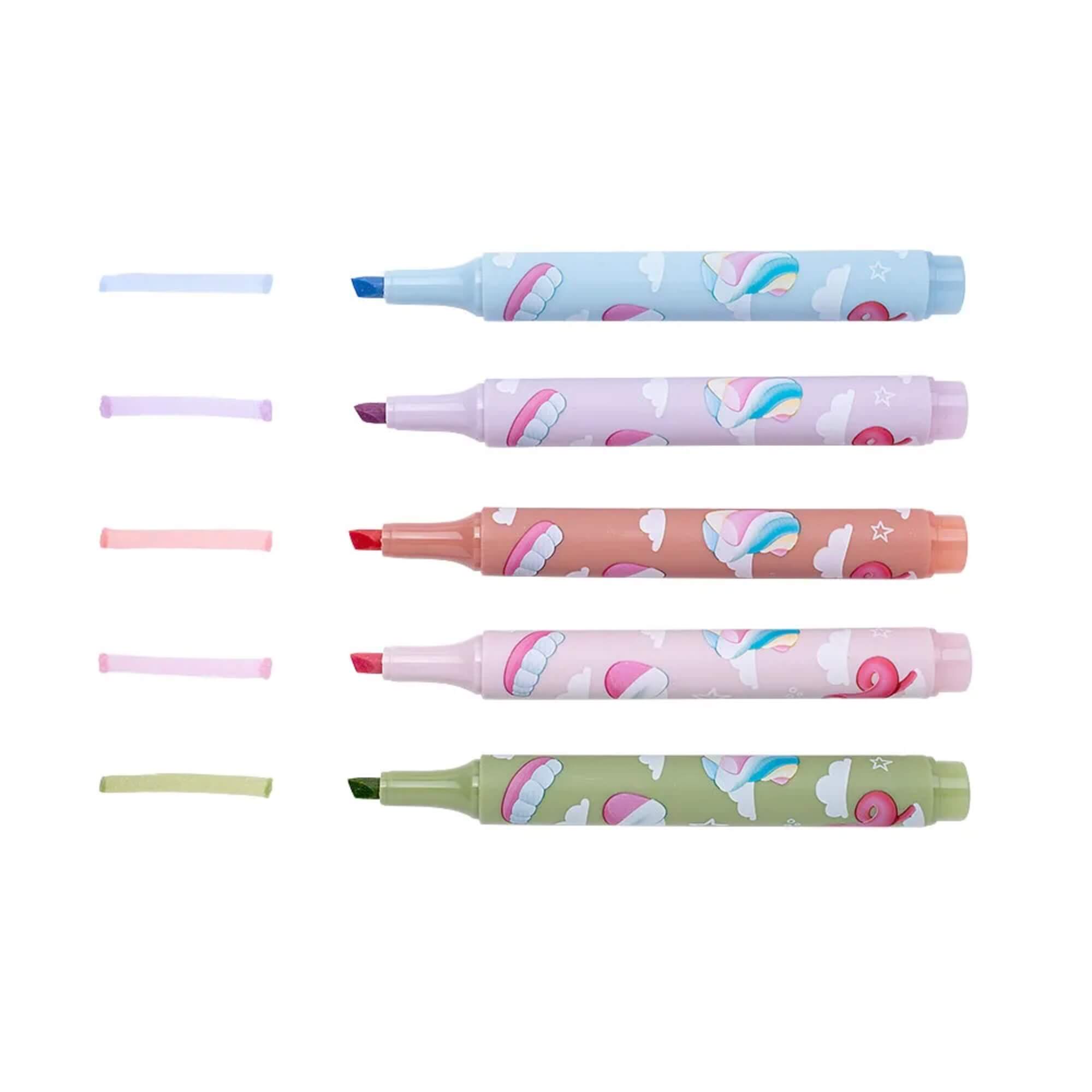 Caneta Marca Texto Corpo Estampado com Aroma Fini - Display c/ 20 unidades Leonora - 10355