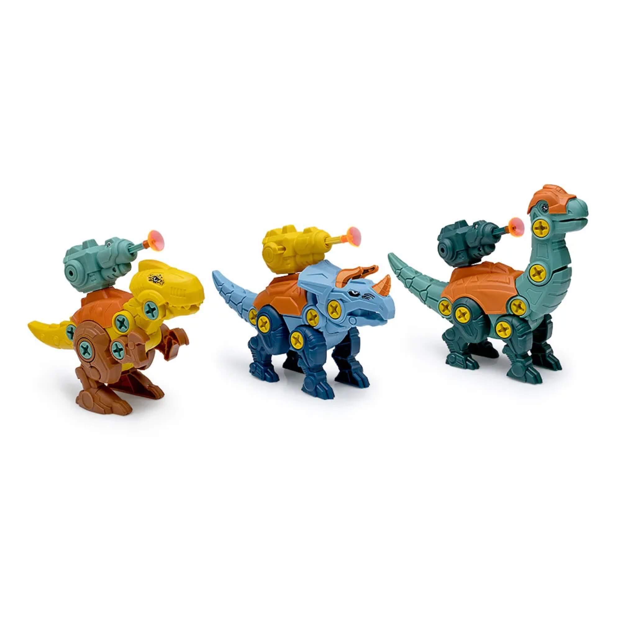 Brinquedo Dinossauro para Montar - Caixa com 6 Ovos Sortidos com 1 Dinossauro Leonora - 10380