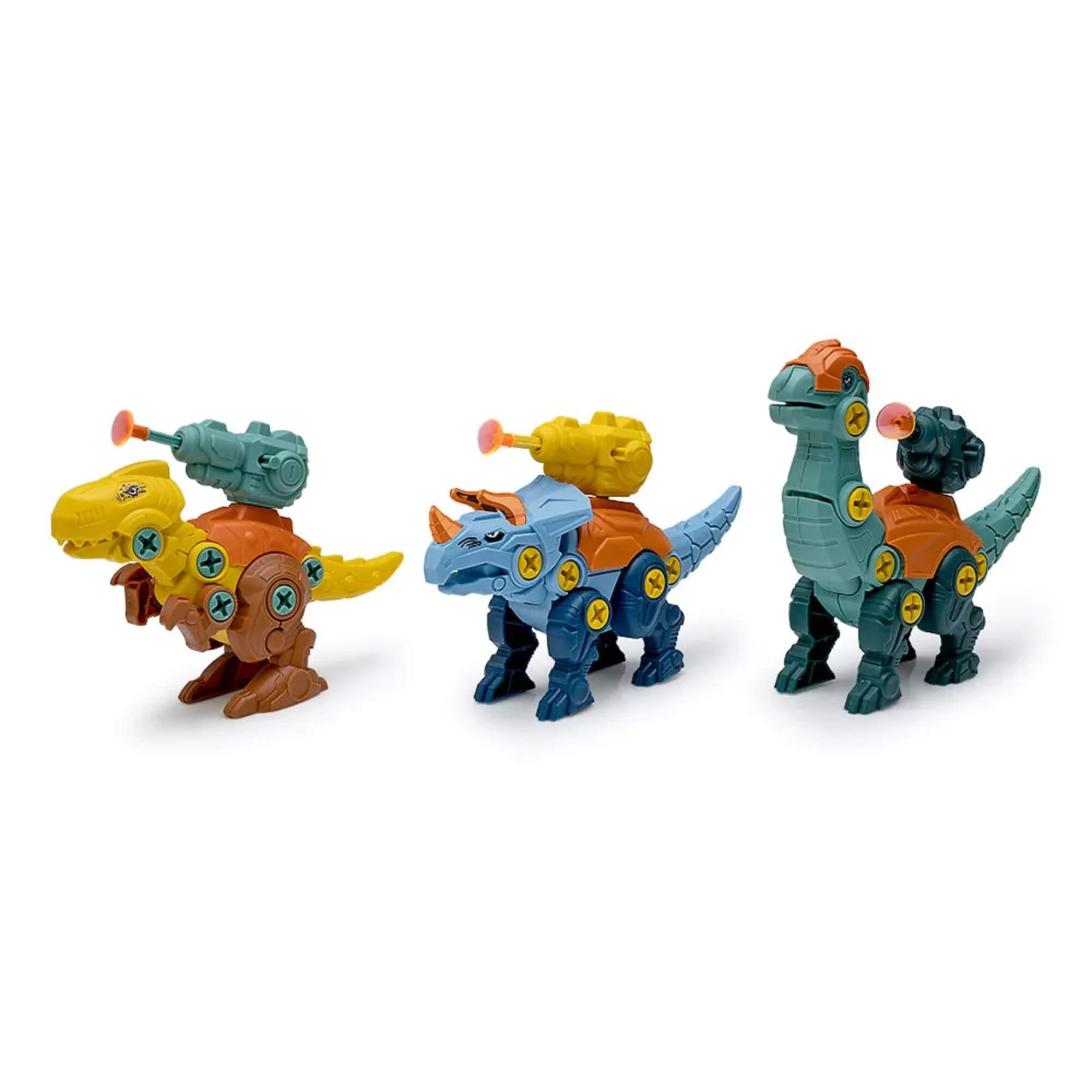 Brinquedo Dinossauro para Montar - Caixa com 6 Ovos Sortidos com 1 Dinossauro Leonora - 10380