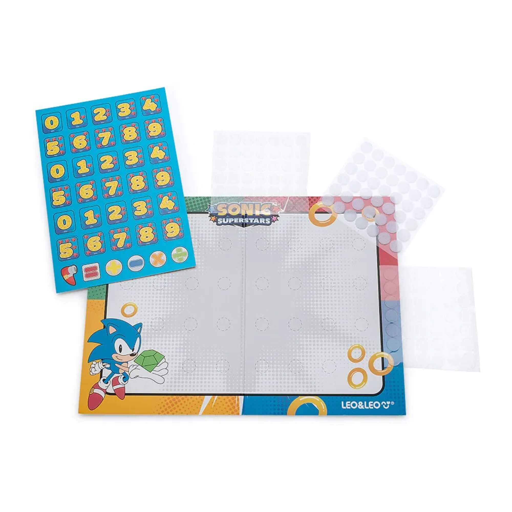 Livro 3D Aprendendo a Contar com o Sonic +3 Anos Leo&Leo Leonora - 10394