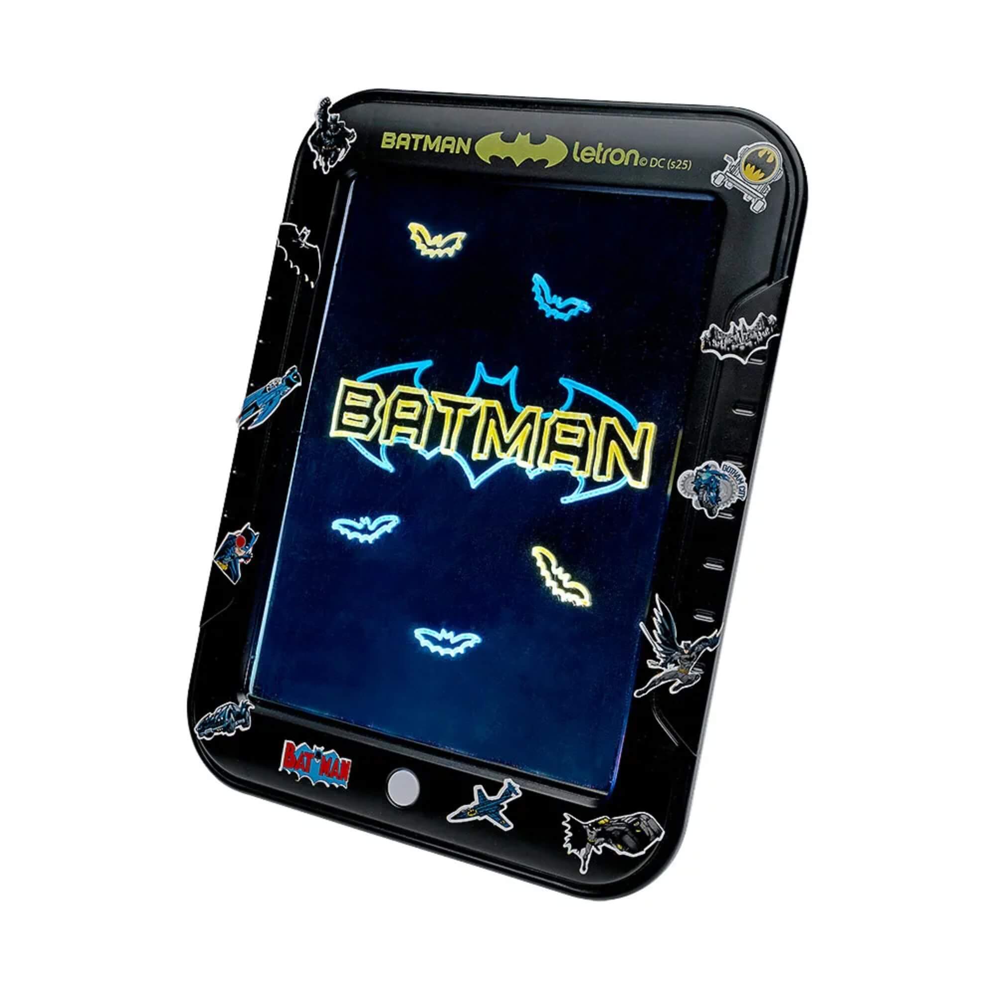 Lousa de Desenho Glow Pad Batman Letron Leo&Leo Leonora - 10501