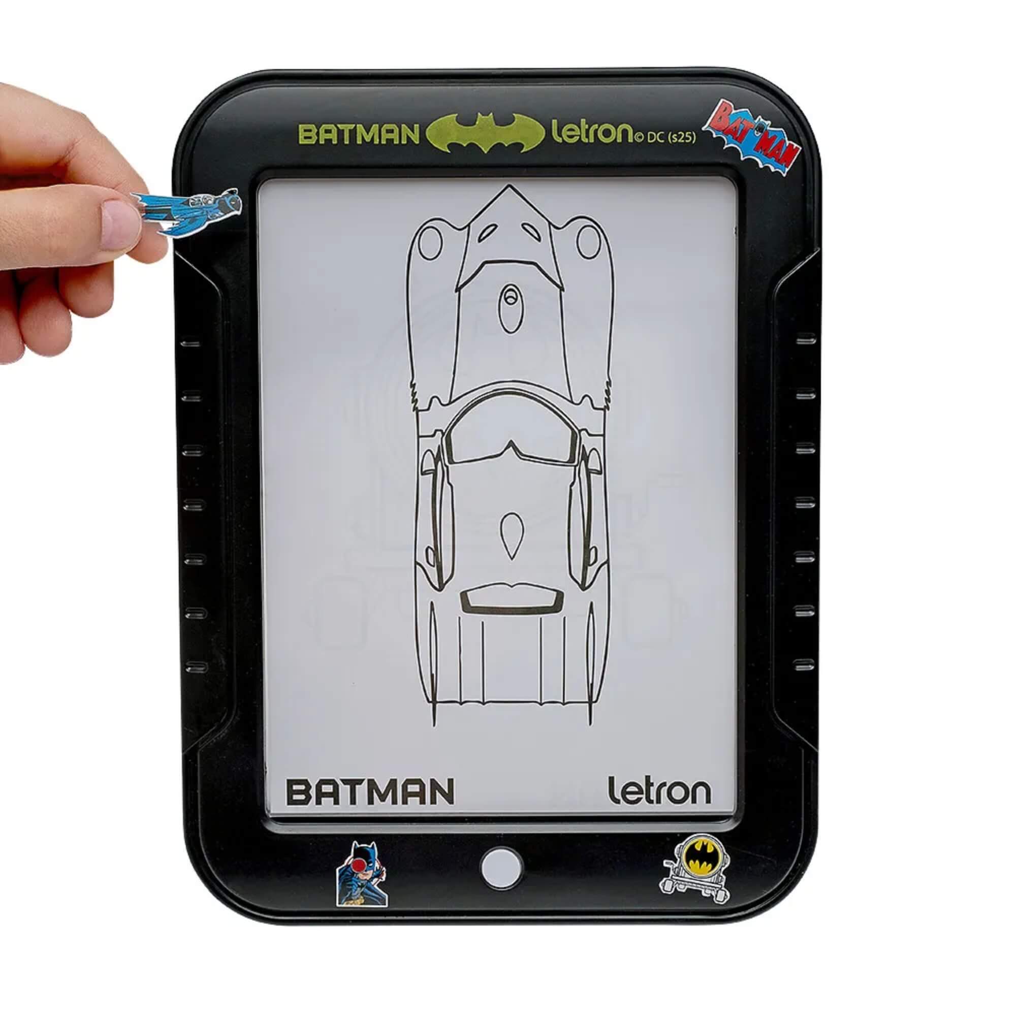 Lousa de Desenho Glow Pad Batman Letron Leo&Leo Leonora - 10501