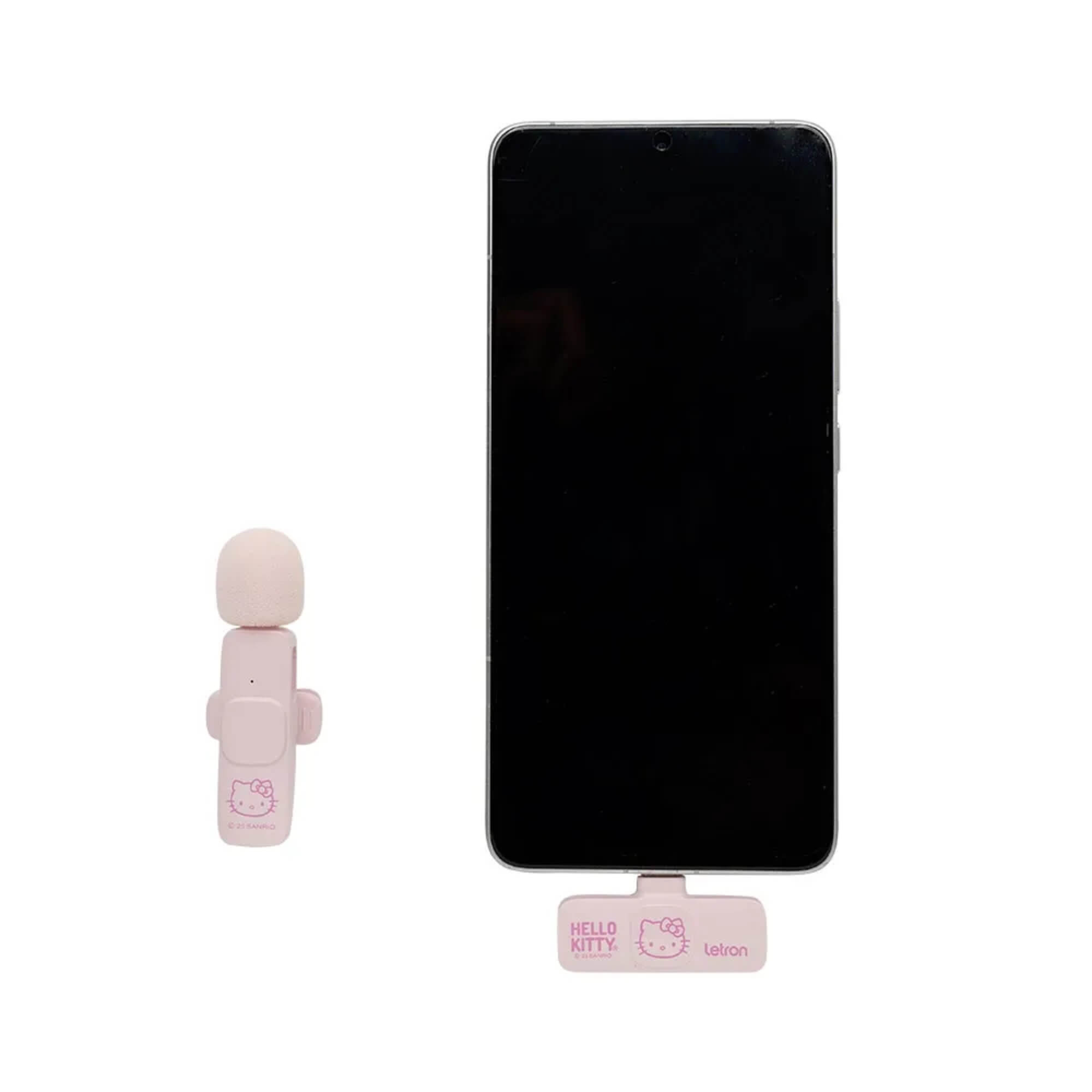 Microfone de Lapela Sem Fio Hello Kitty Caixa Letron Leo&Leo Leonora - 10511