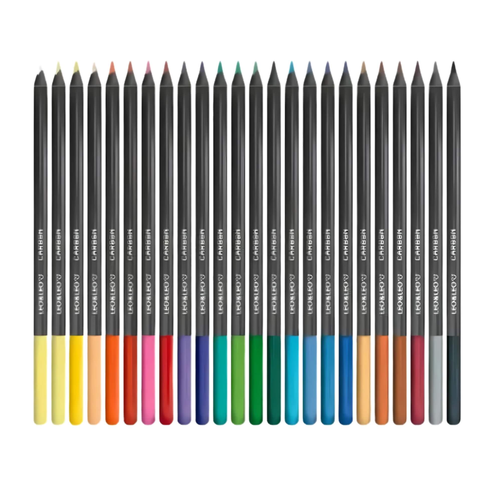 Lápis de Cor Carbon Line 100 Cores Redondo Leo&Leo Leonora - 94420