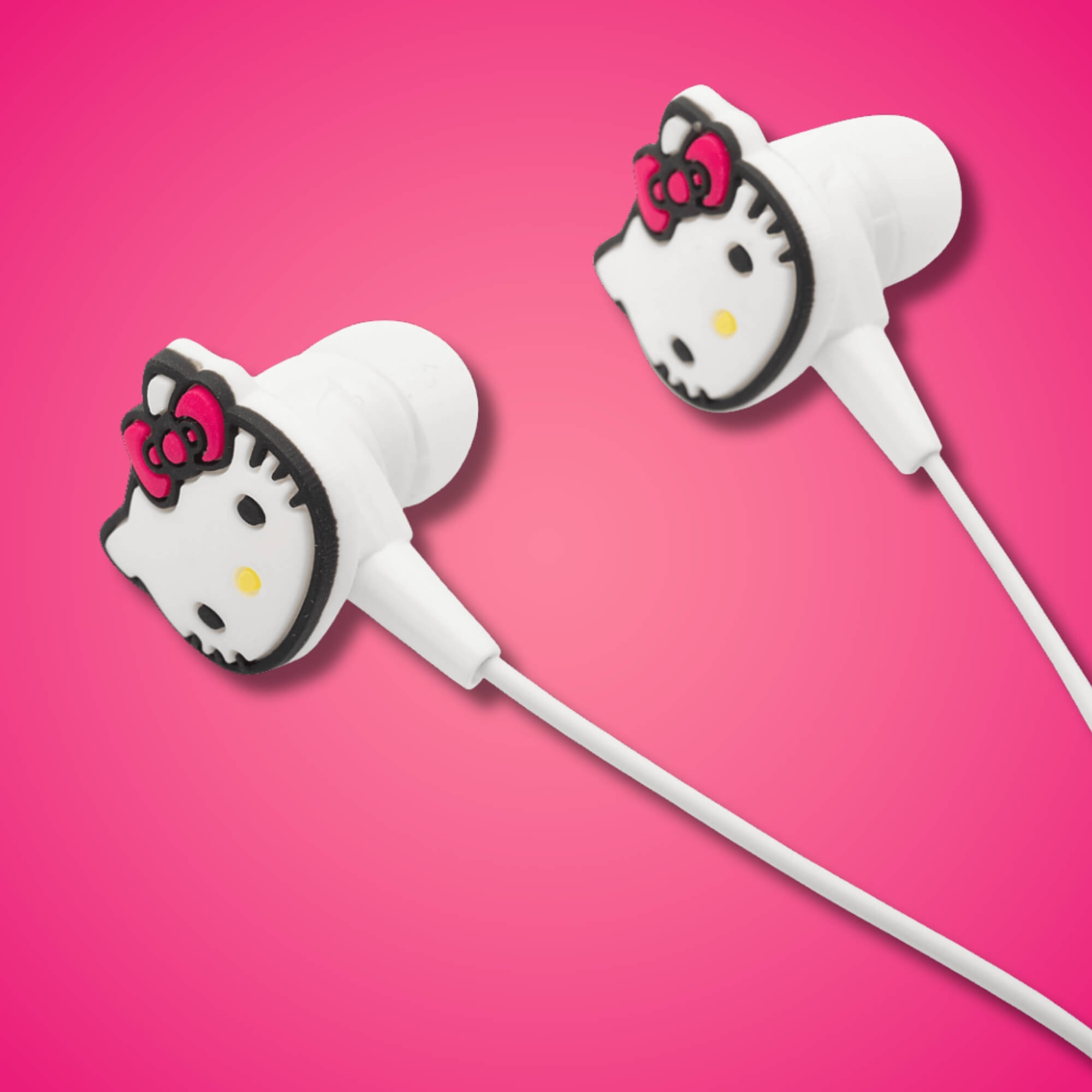 Fone de Ouvido Hello Kitty Intra Auricular com Fio e Microfone Letron Leonora - 94425