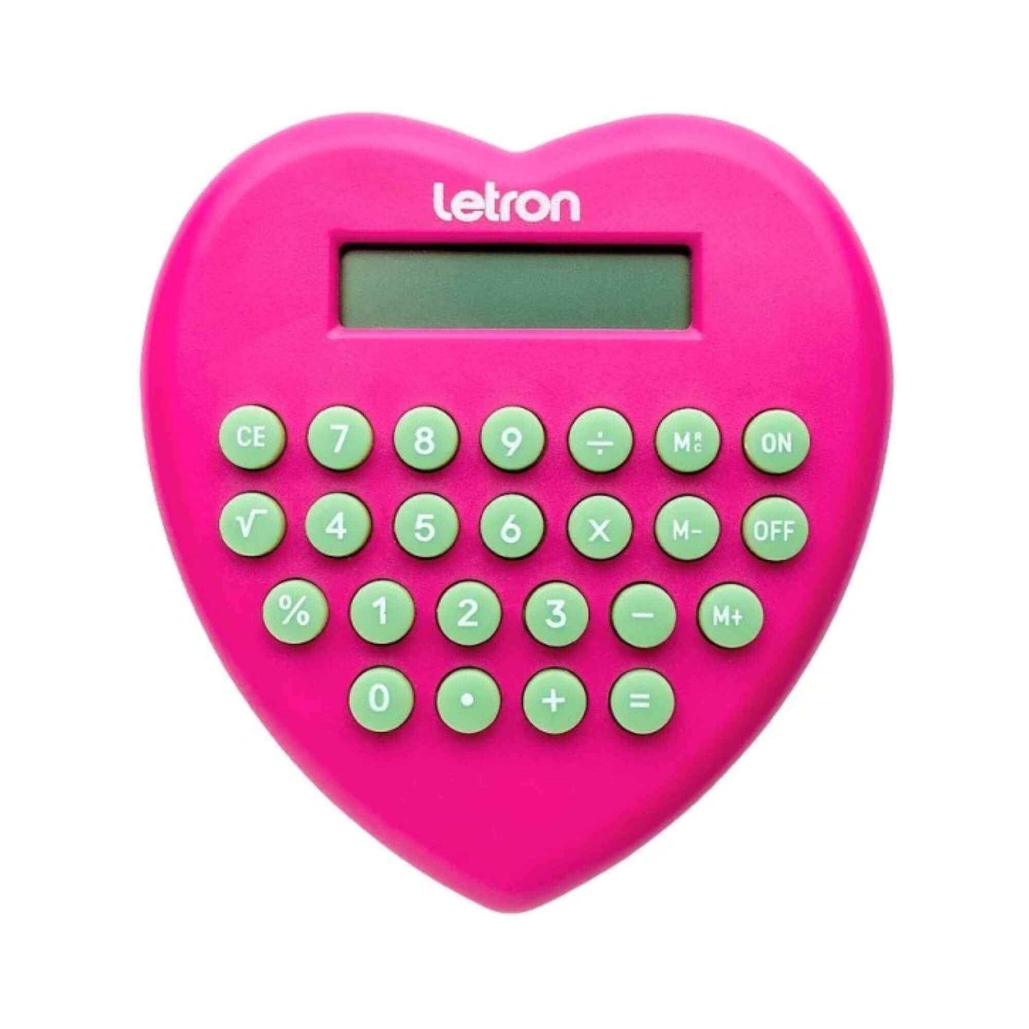 Calculadora 8 Dígitos Coração Rosa Letron Leo&Leo Leonora - 99339