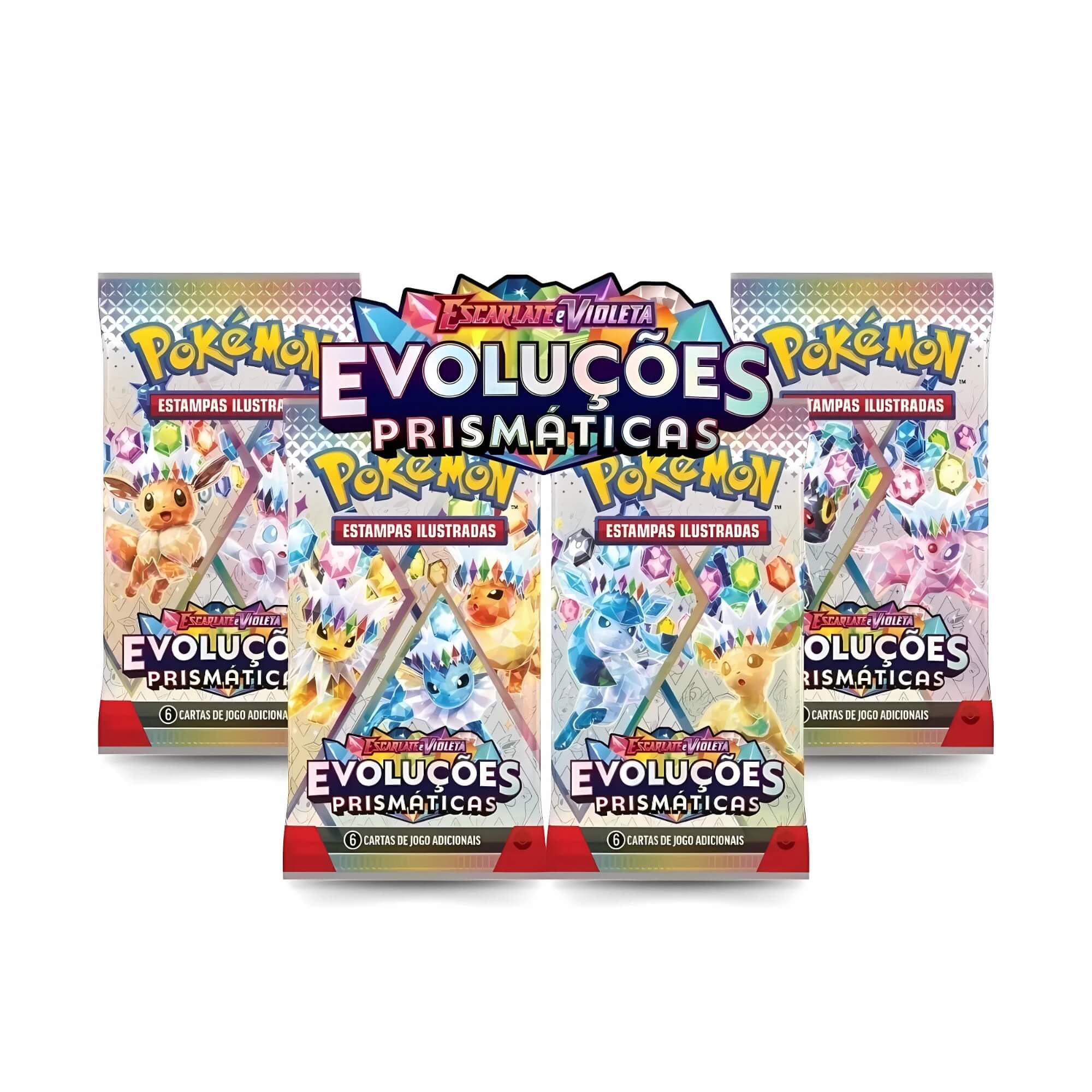 Box Pokemon Coleção Premium Evoluções Prismáticas EV8.5 Copag - 35260