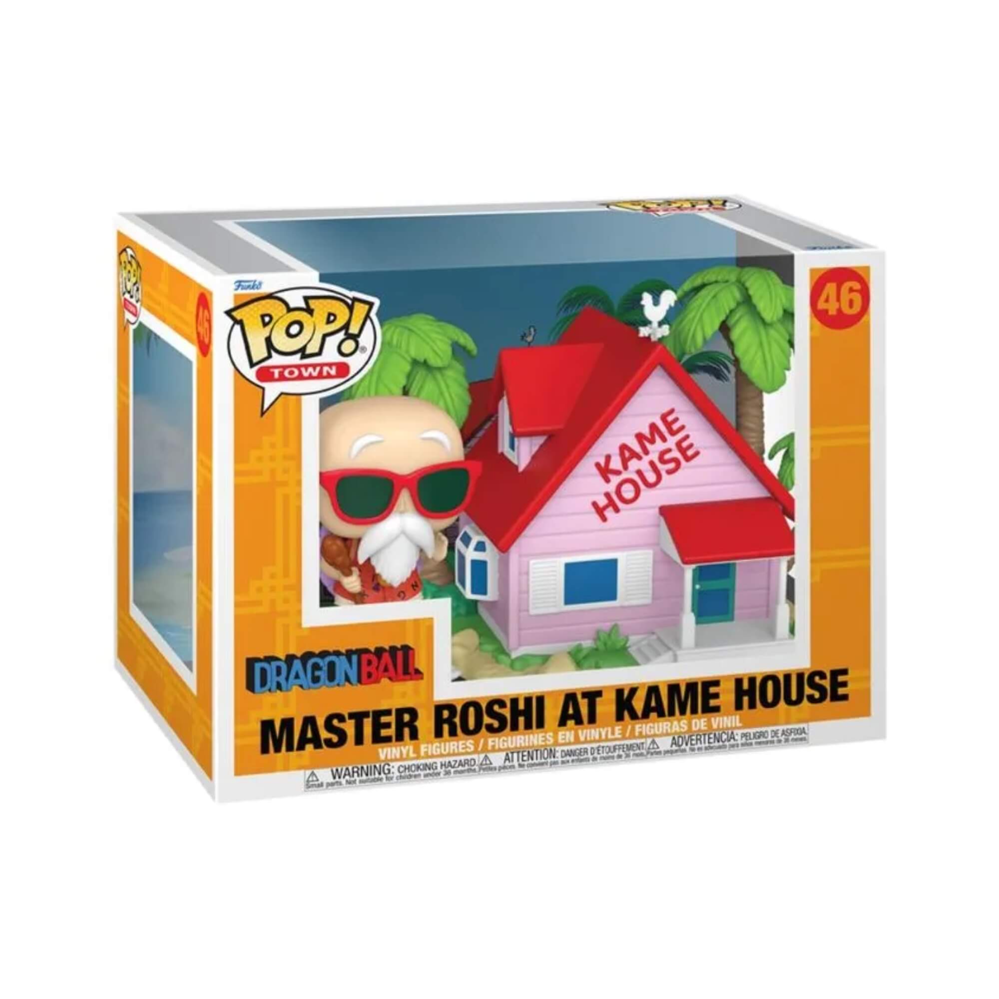 Boneco Funko Pop! Town Dragon Ball - Casa Do Mestre Kame Candide - 12150