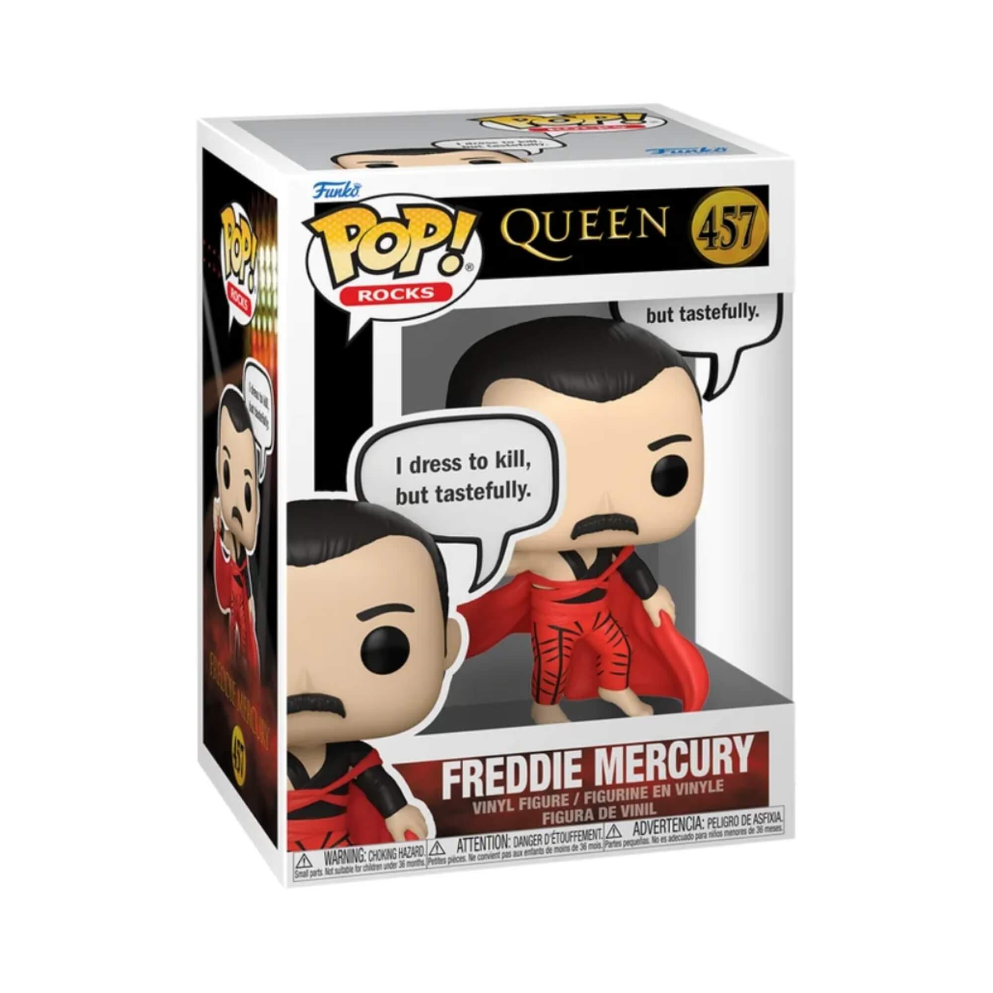 Boneco Funko Pop! Sayings - Freddie Mercury (I Dress to Kill) Candide - 12187