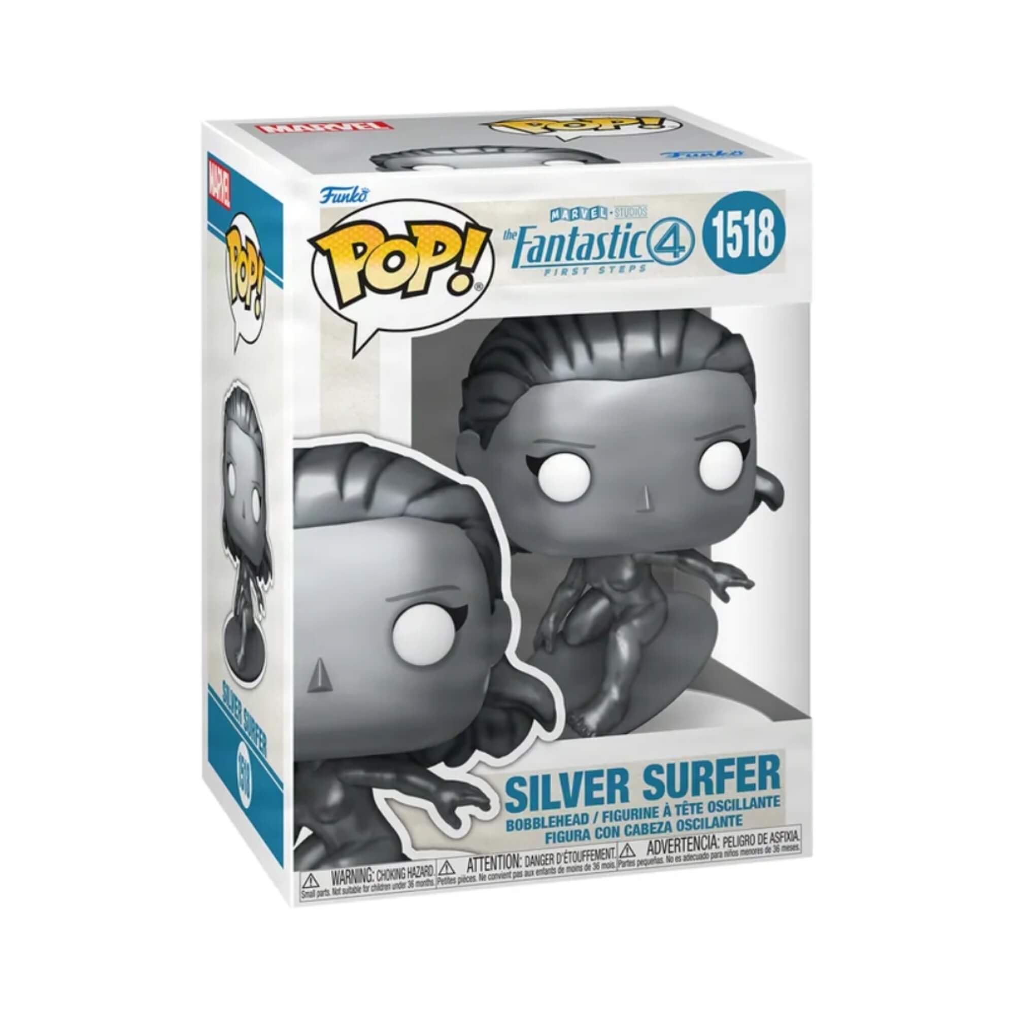 Boneco Funko Pop! Quarteto Fantástico Surfista Prateada Candide - 12206