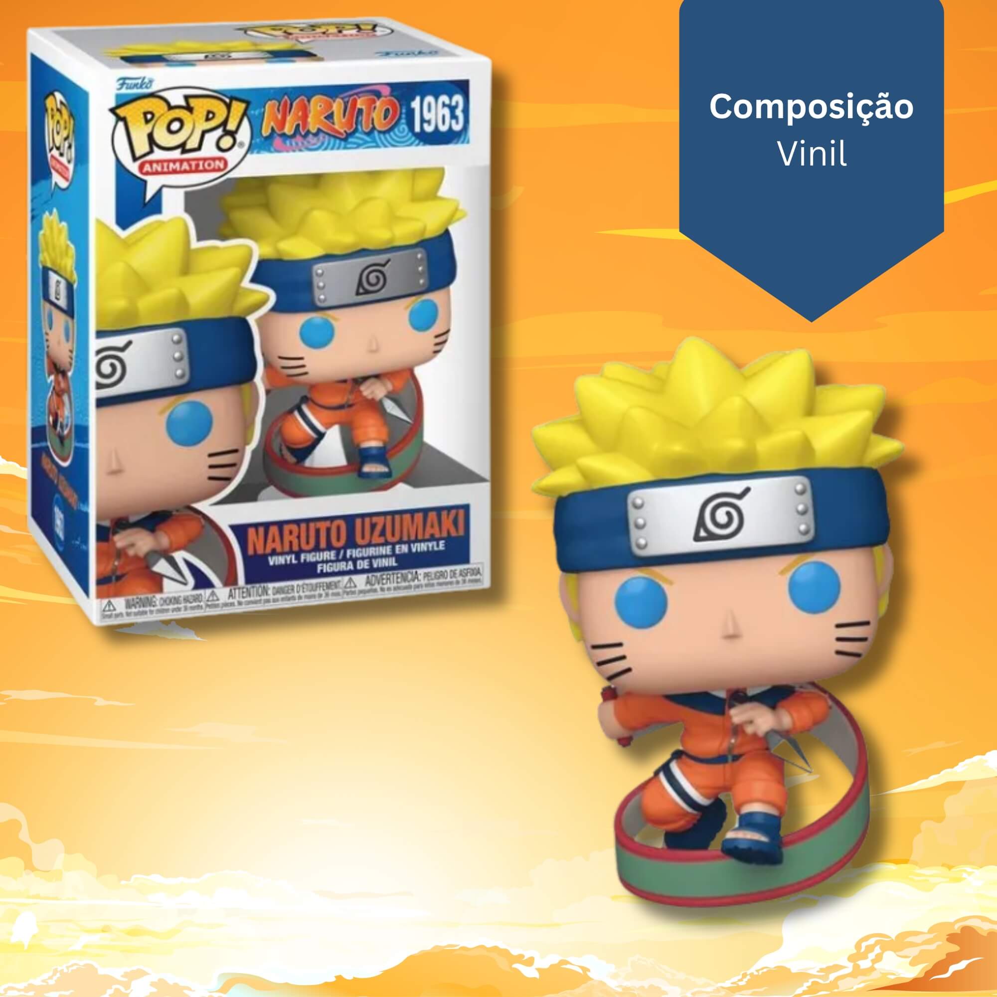 Boneco Funko Pop! Naruto Clássico - Naruto Candide - 12210