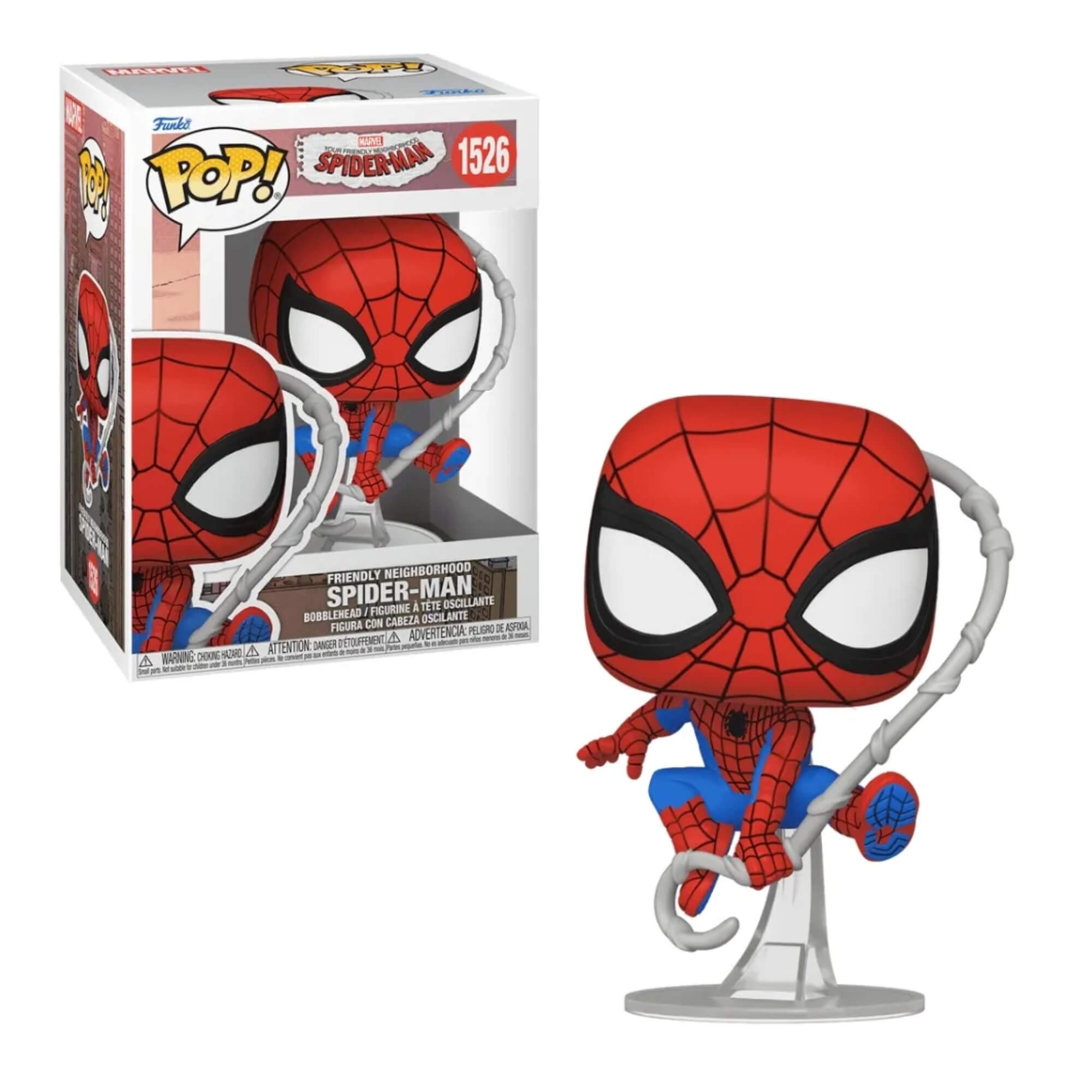 Boneco Funko Pop! Marvel Homem-Aranha Amigão da Vizinhança Candide - 12508