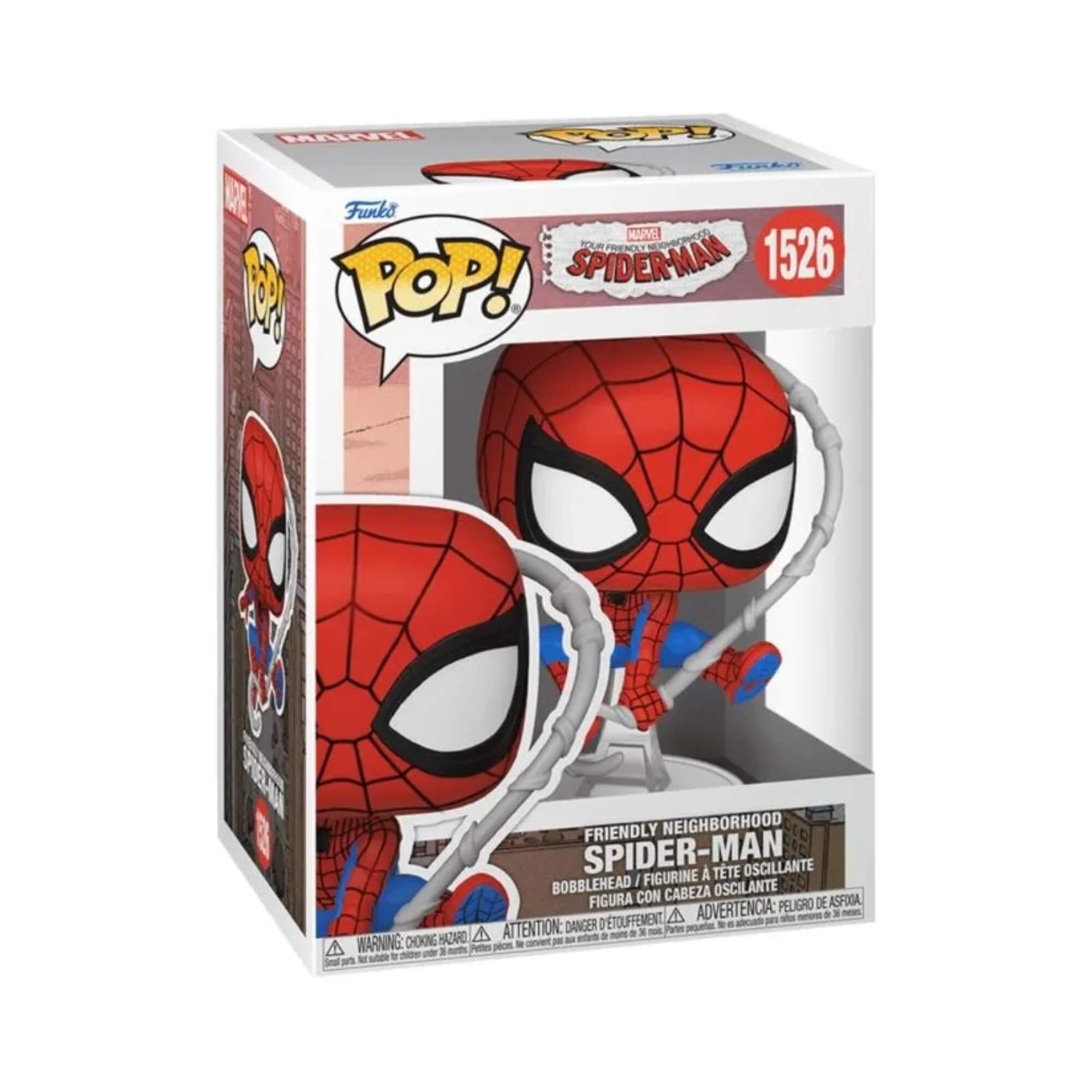 Boneco Funko Pop! Marvel Homem-Aranha Amigão da Vizinhança Candide - 12508