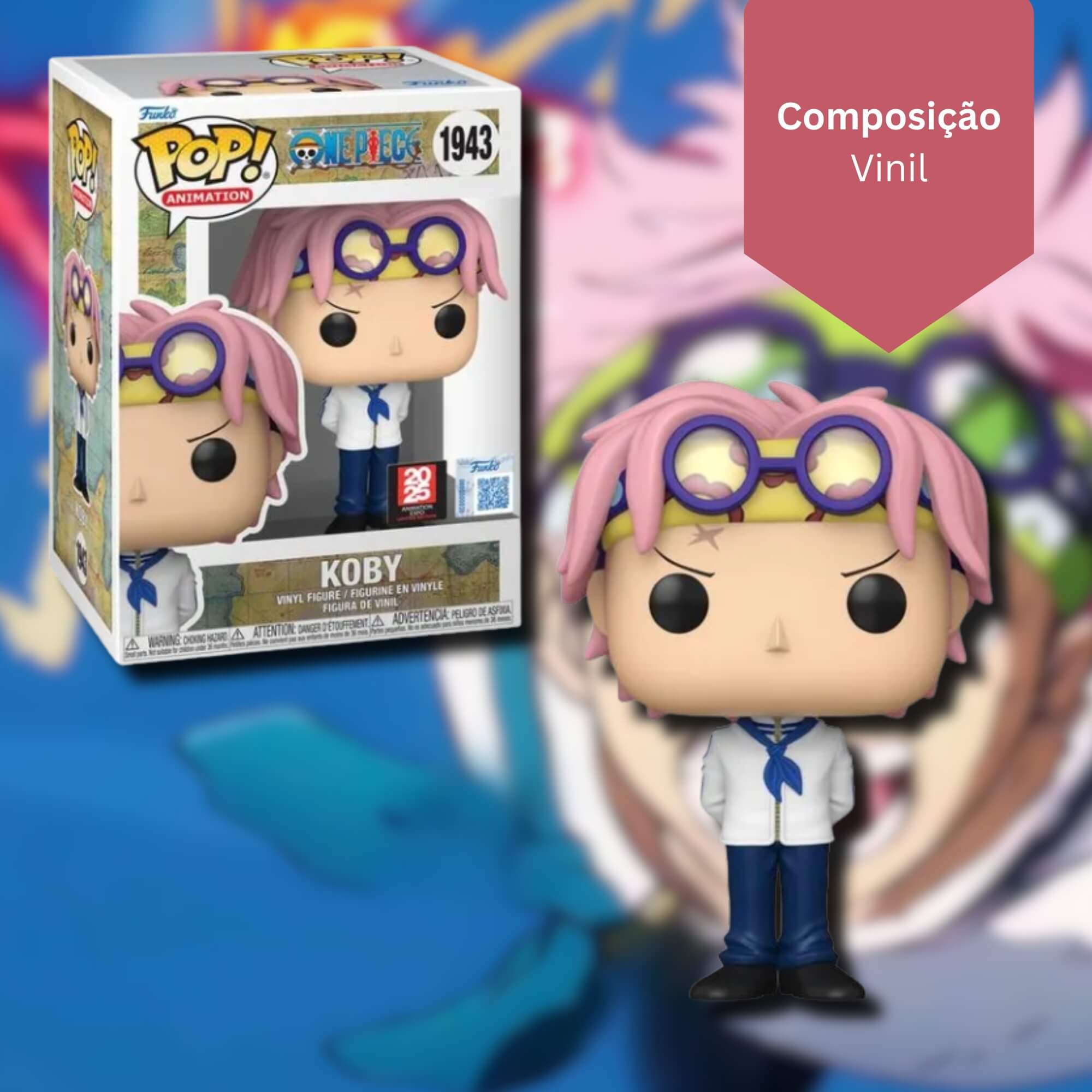 Boneco Funko Pop! Expo 2025 One Piece Koby Candide - 12514