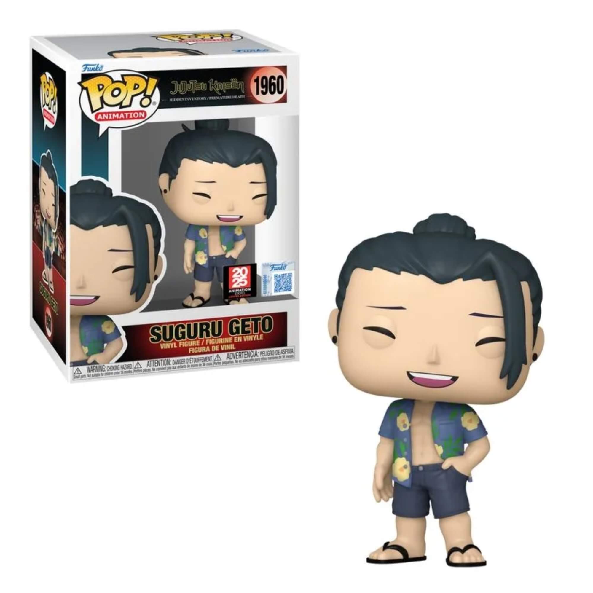 Boneco Funko Pop Expo2025 JujutsuKaisen Suguru Geto na Praia Candide - 12515