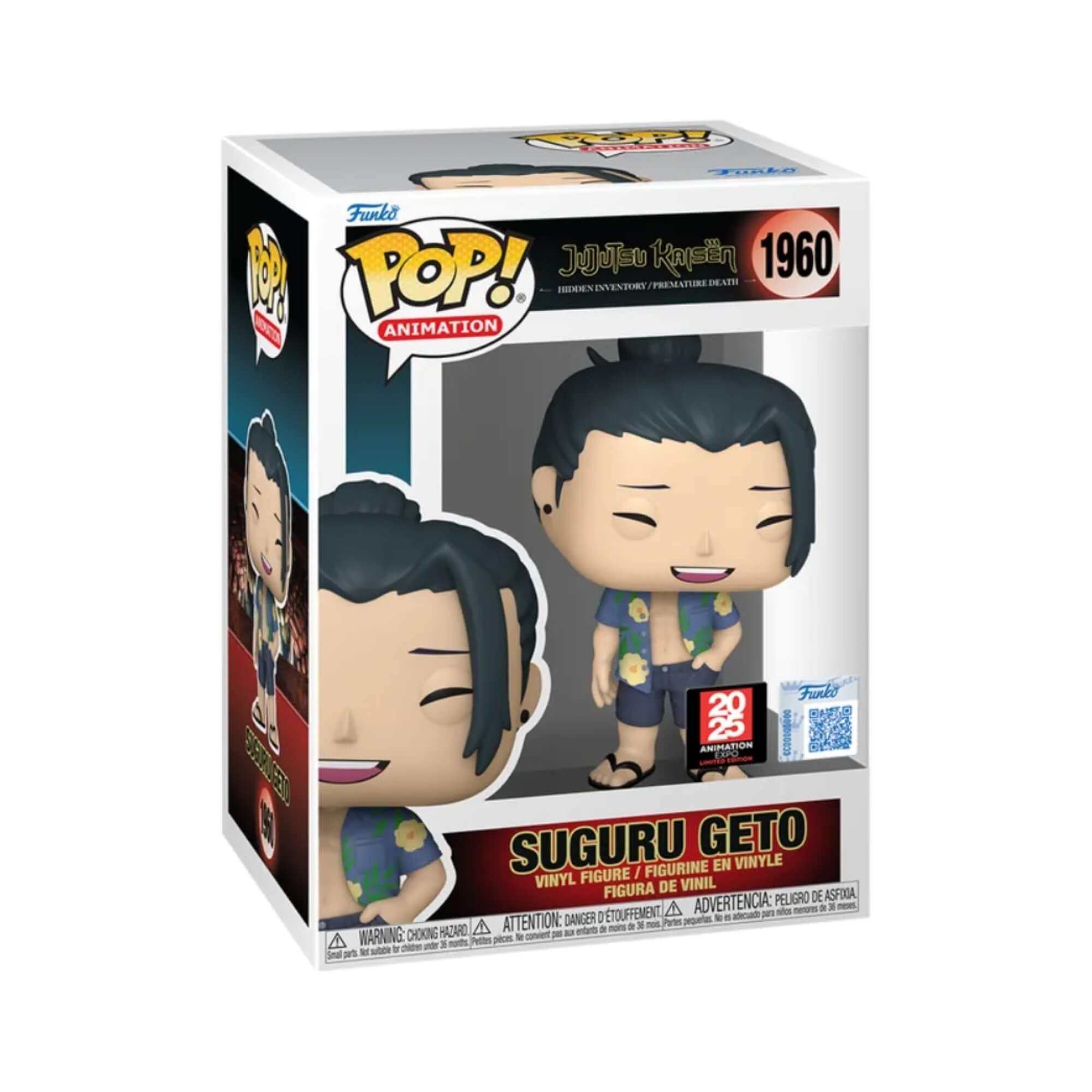Boneco Funko Pop Expo2025 JujutsuKaisen Suguru Geto na Praia Candide - 12515