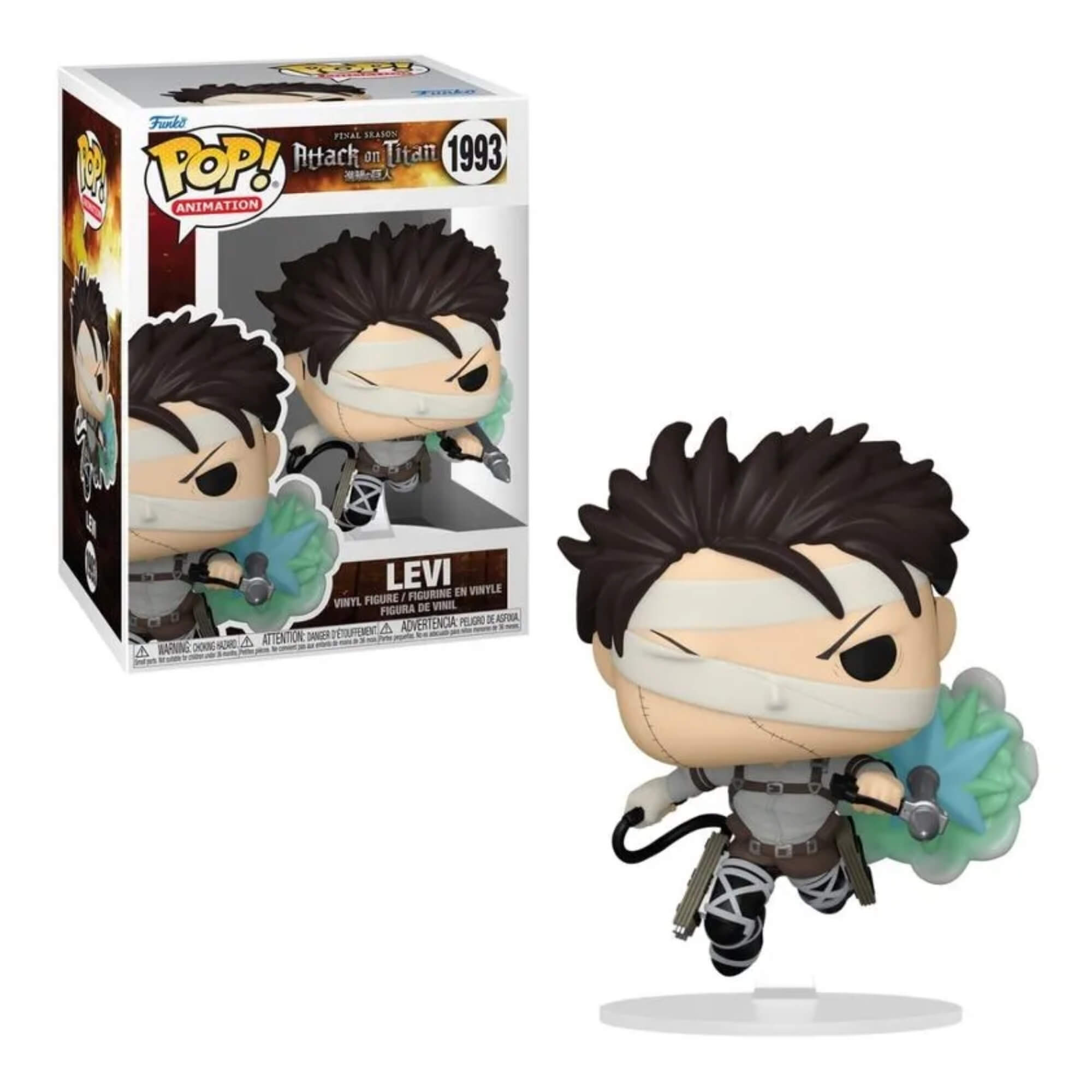 Boneco Funko Pop! Attack on Titan - Levi Candide - 12541