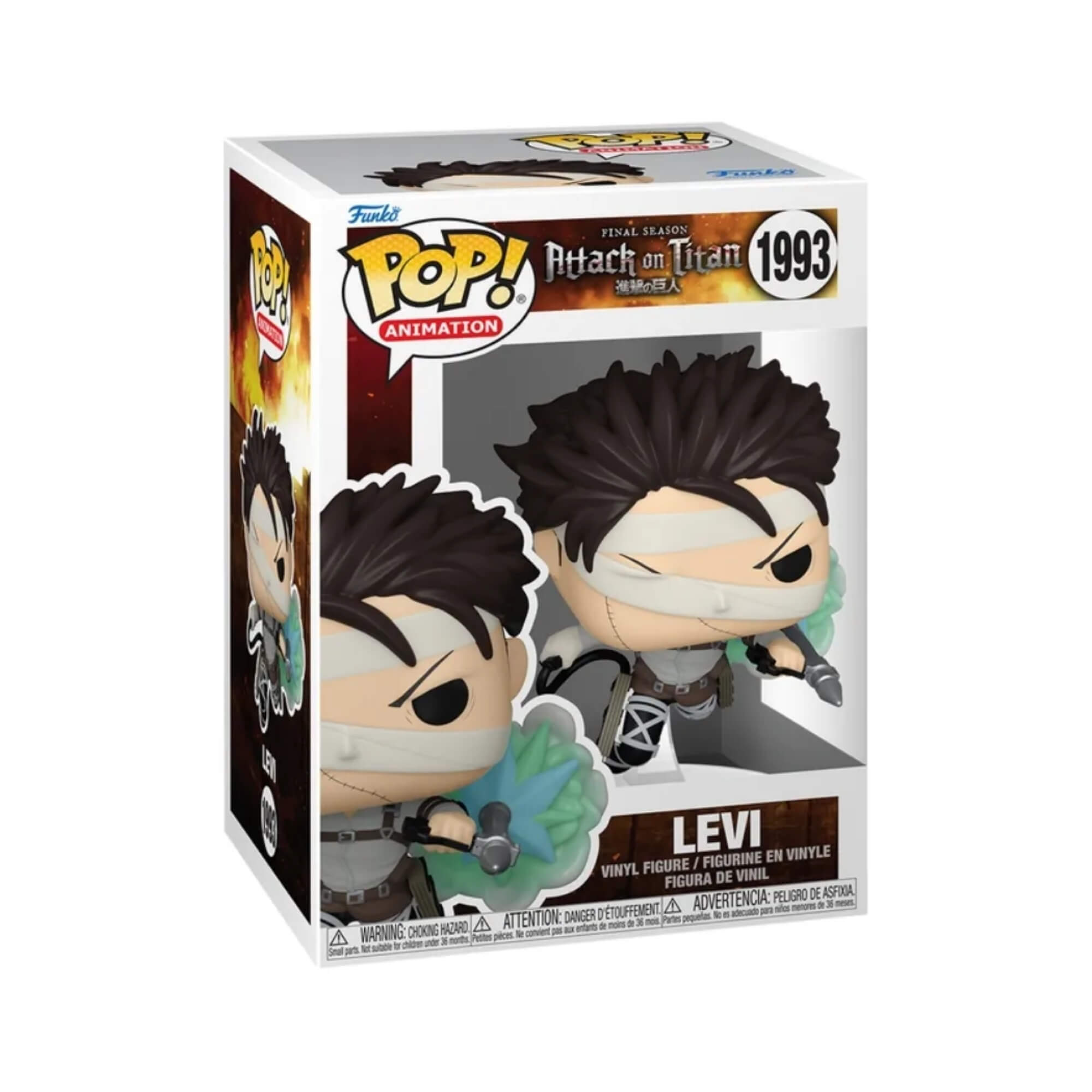 Boneco Funko Pop! Attack on Titan - Levi Candide - 12541