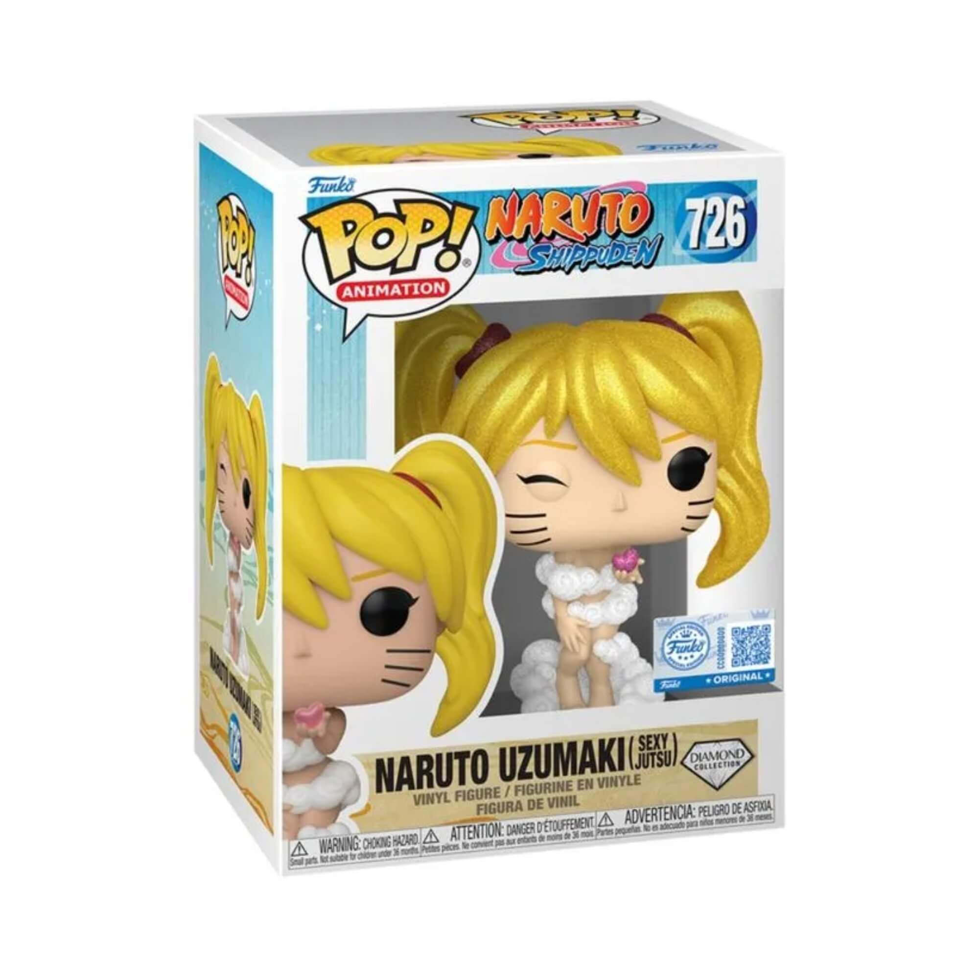Boneco Funko Pop! Naruto Clássico Jutsu Sexy (Glitter) Candide - 12575