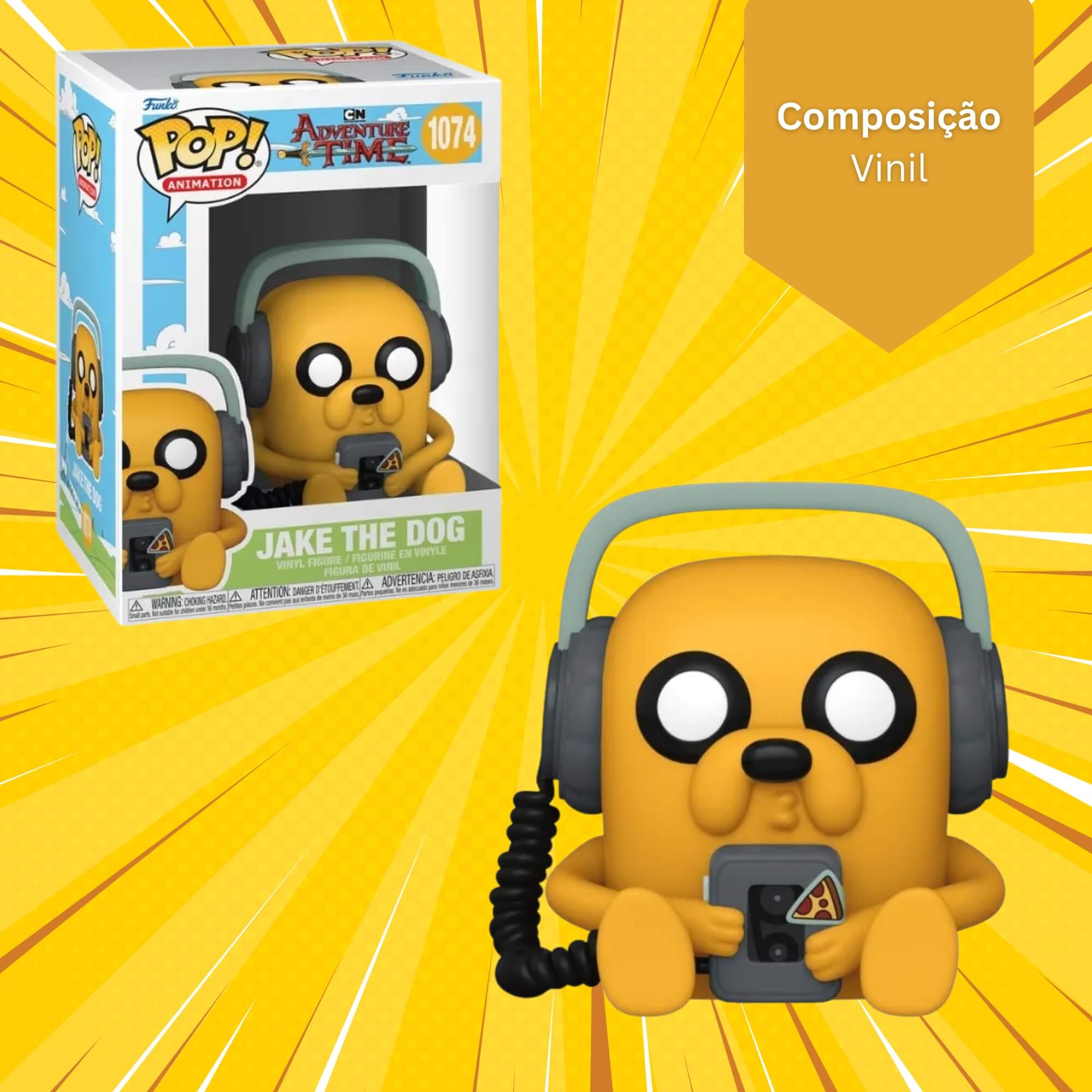Boneco Funko Pop! Hora de Aventura - Jake Candide - 11954