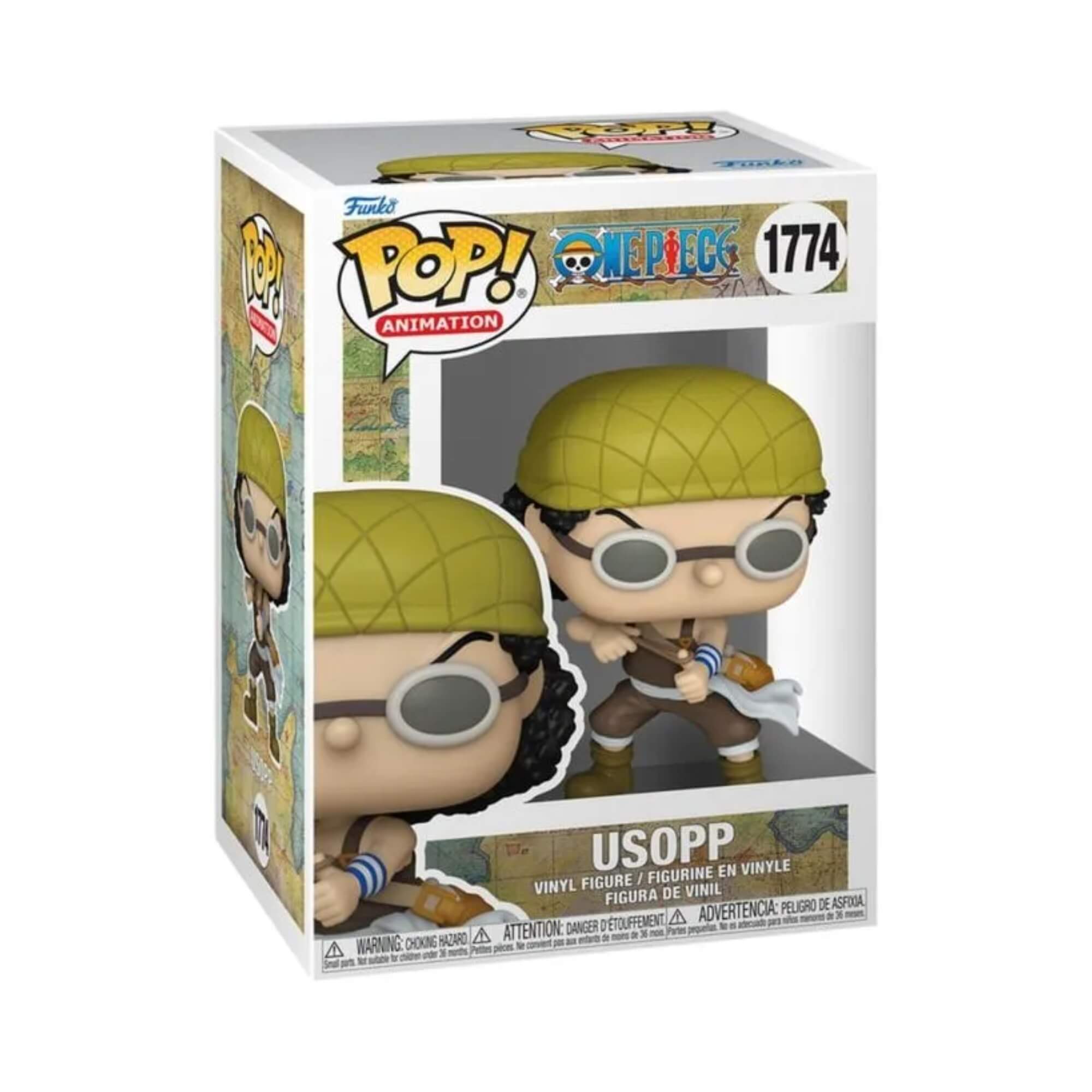 Boneco Funko Pop! One Piece - Usopp com Estilingue Candide - 11846