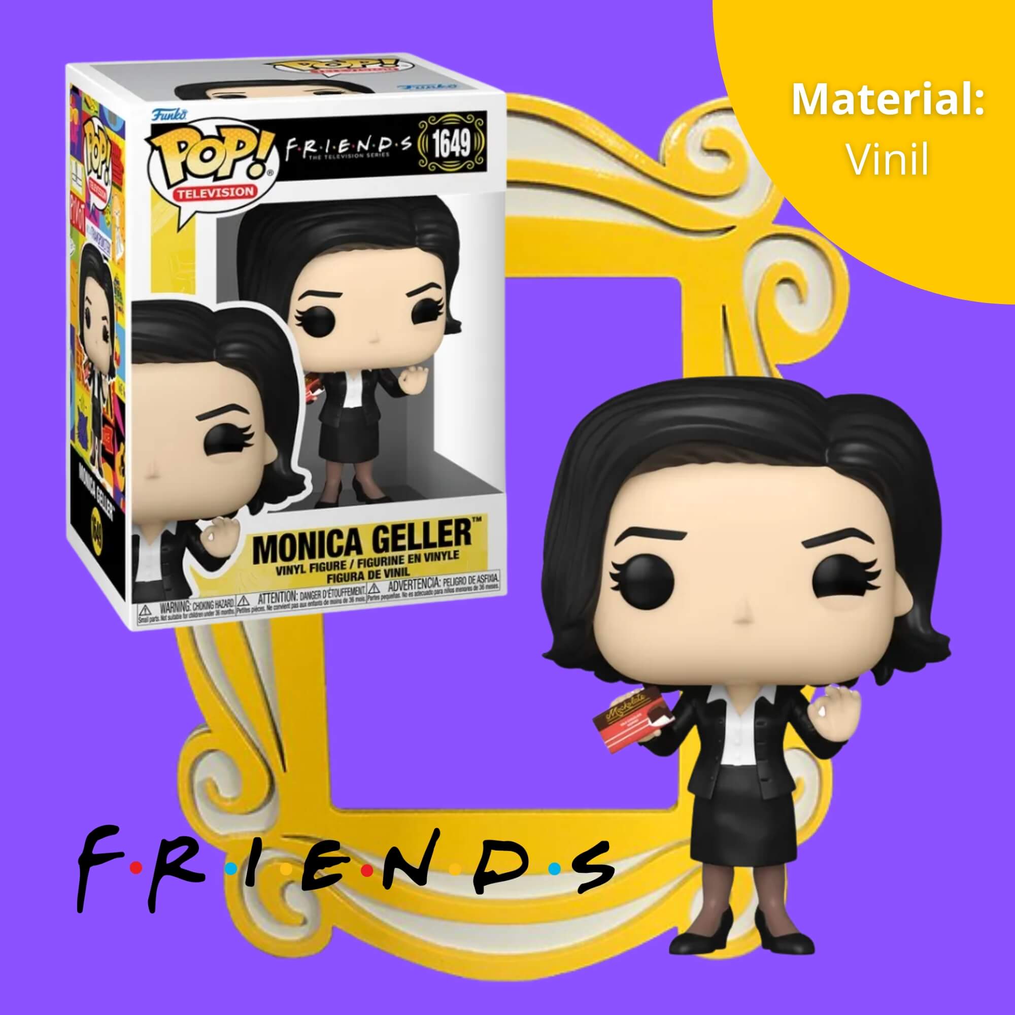 Boneco Funko Pop! Friends - Monica com Mockolate Candide - 11762