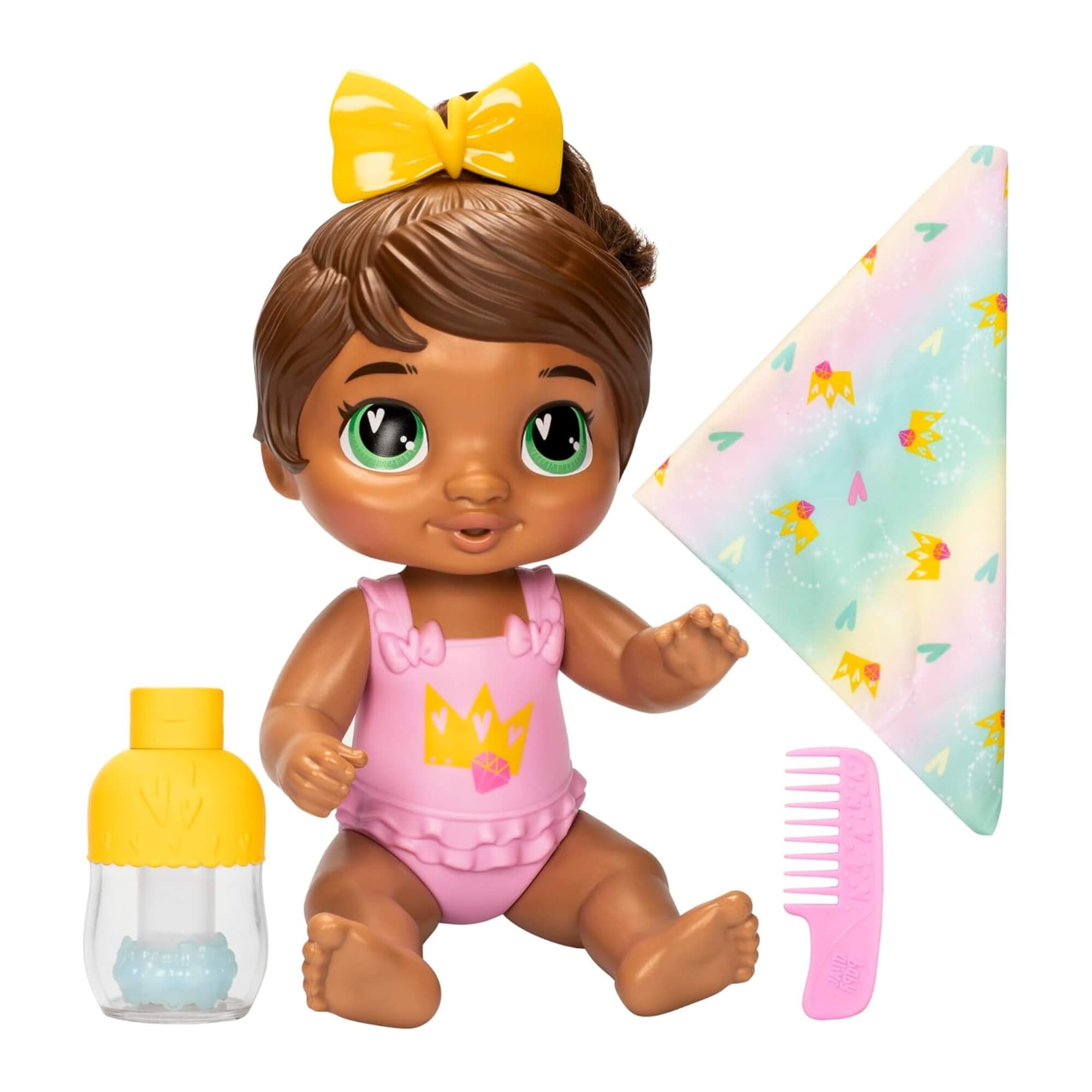 Brinquedo Infantil Boneca Baby Alive Bebê Shampoo Sophia Sparkle (Morena) Hasbro - 18526