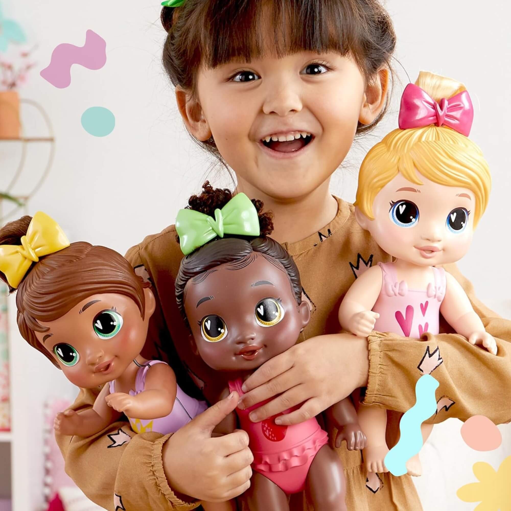 Brinquedo Infantil Boneca Baby Alive Bebê Shampoo Sophia Sparkle (Morena) Hasbro - 18526
