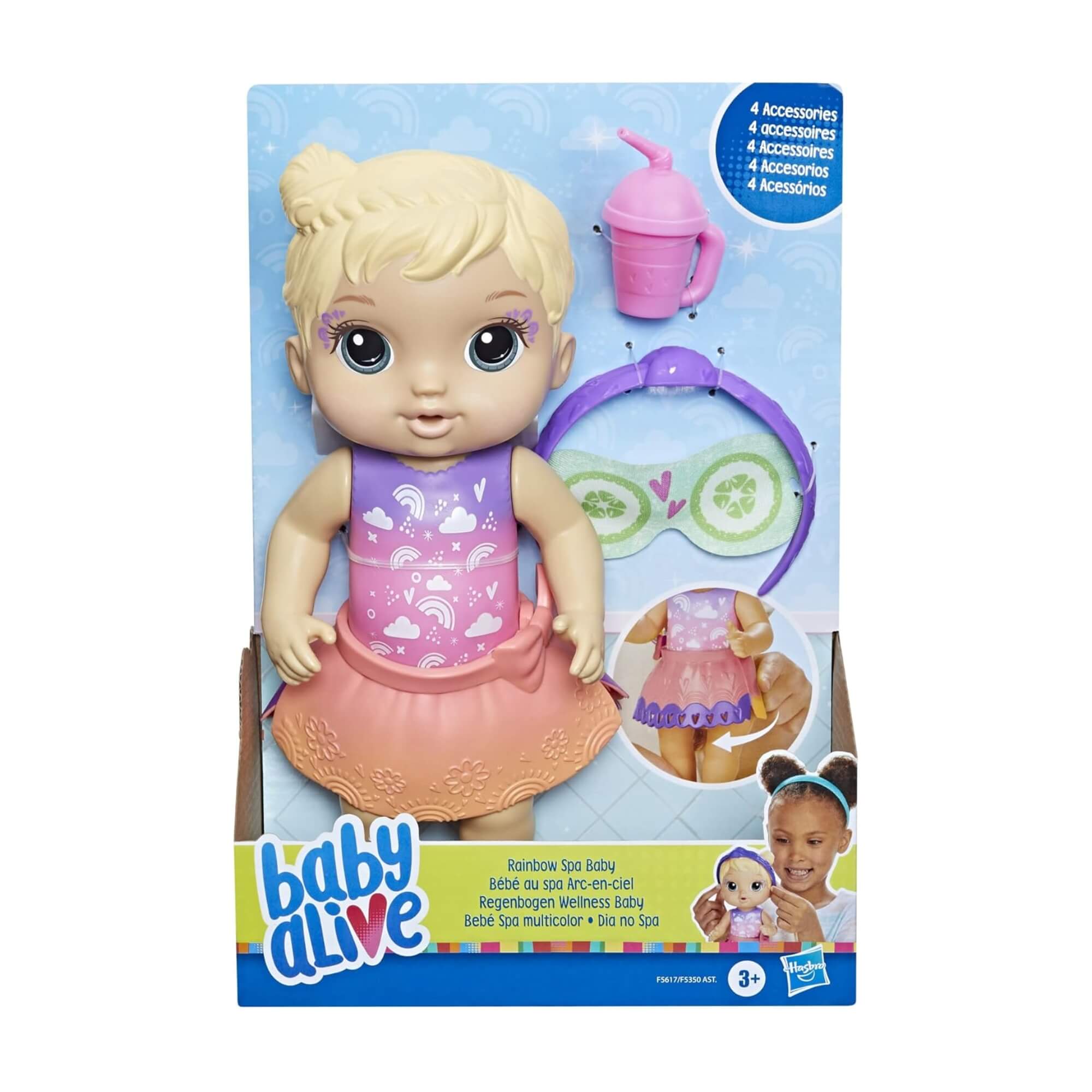 Brinquedo Infantil Boneca Baby Alive Dia no Spa (Loira) Hasbro - 18612