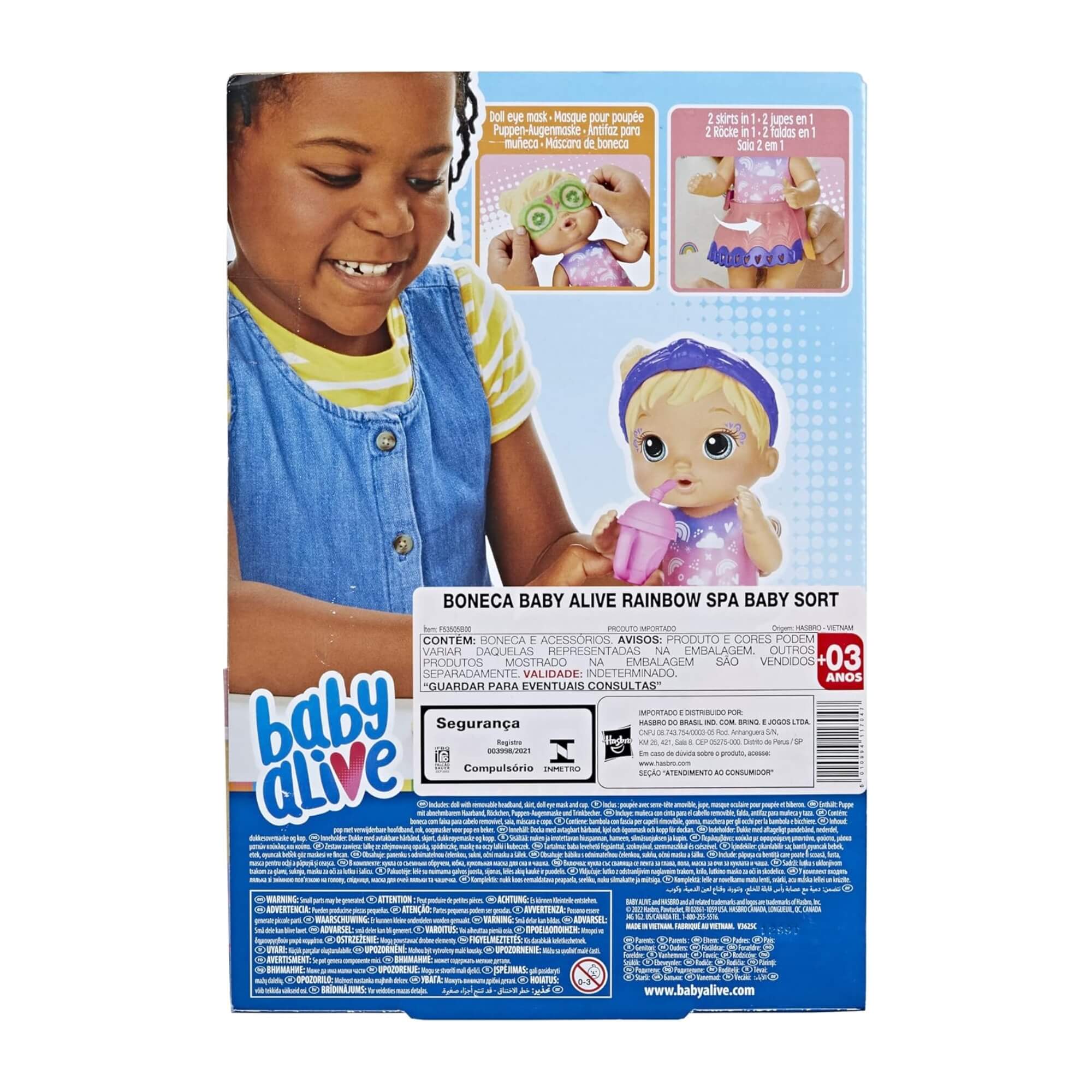 Brinquedo Infantil Boneca Baby Alive Dia no Spa (Loira) Hasbro - 18612