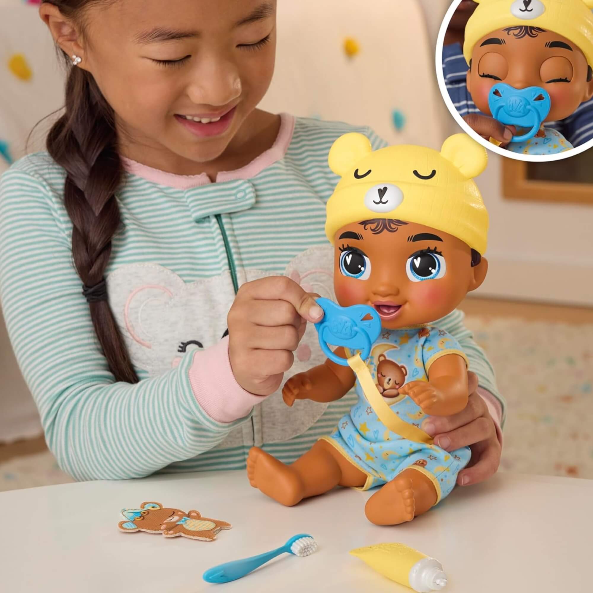 Brinquedo Infantil Boneco Baby Alive Pequenos Sonhos Snoozer Bear Hasbro - 18667