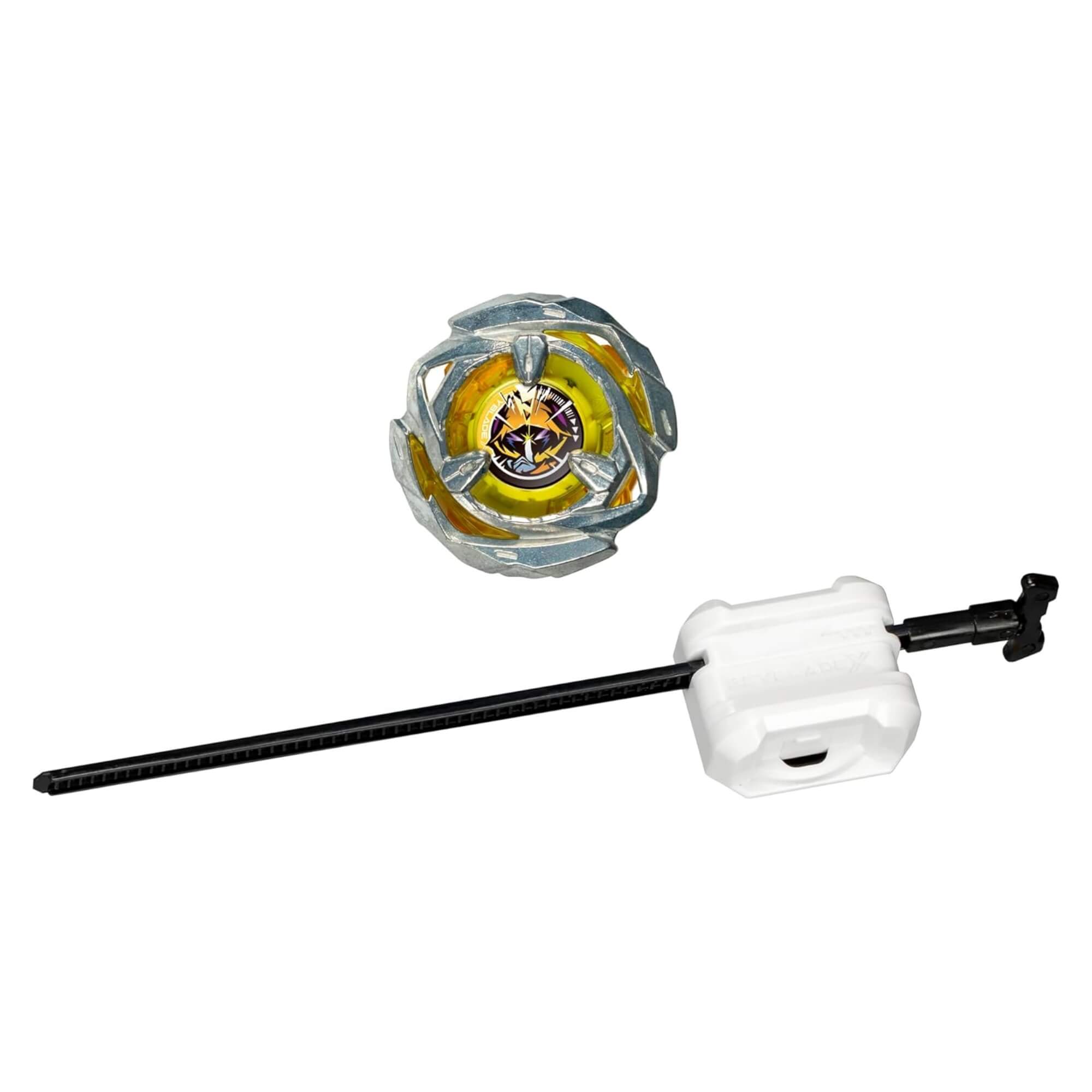 Brinquedo Infantil Beyblade X Pião e Lançador Arrow Wizard 4-80B Hasbro - 18670