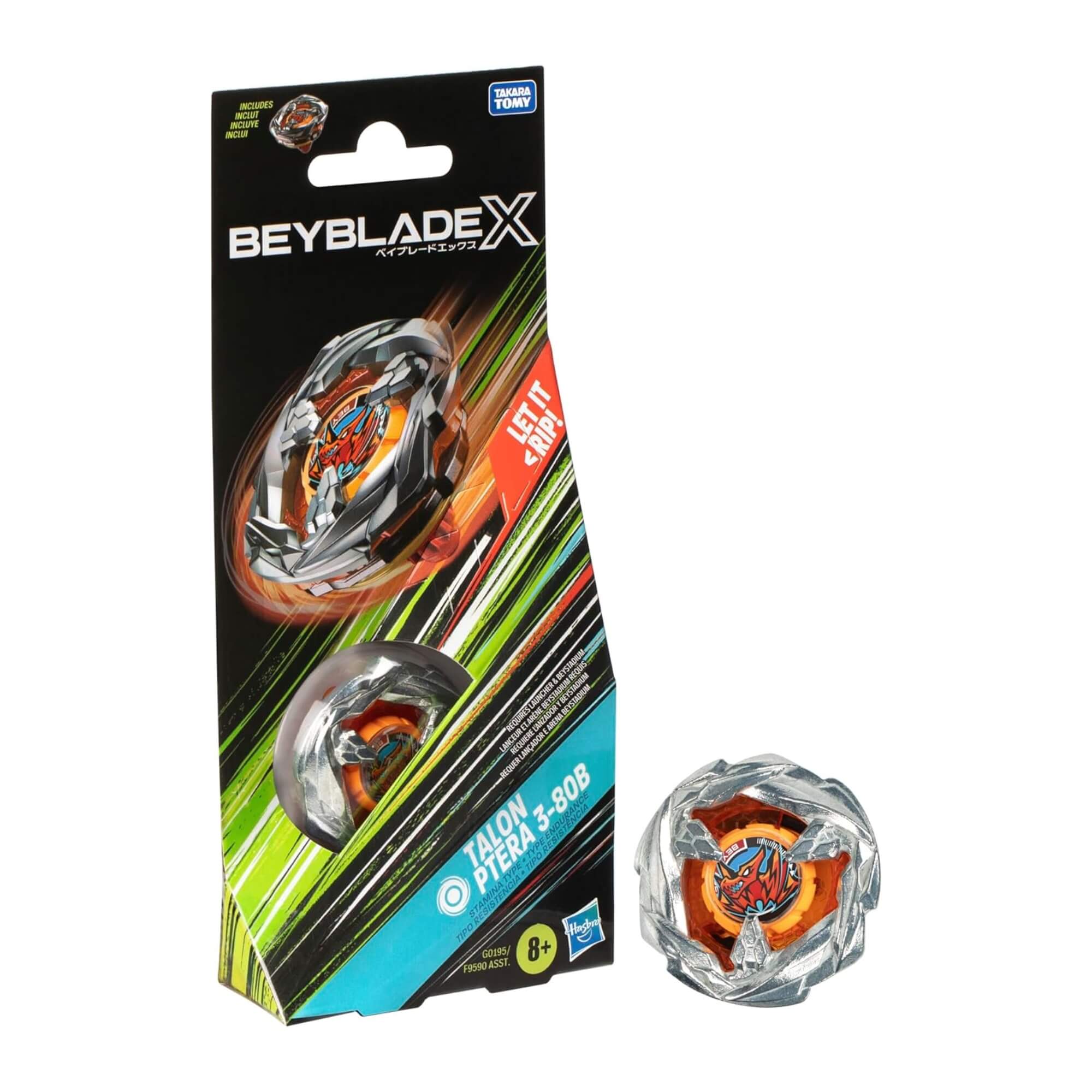 Brinquedo Infantil Beyblade X Pião Talon Ptera 3-80B Hasbro - 18679