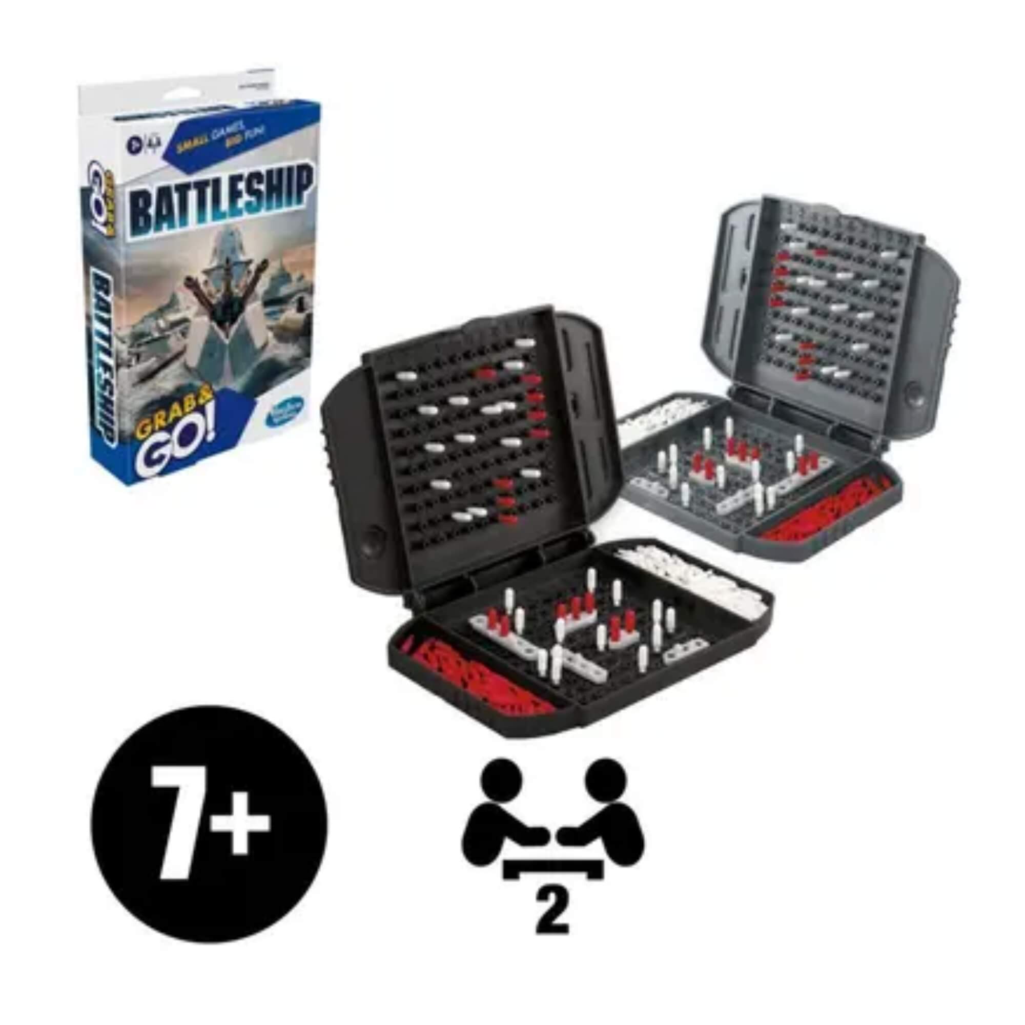 Jogo Battleship Grab & Go 2 Jogadores Hasbro - 18586