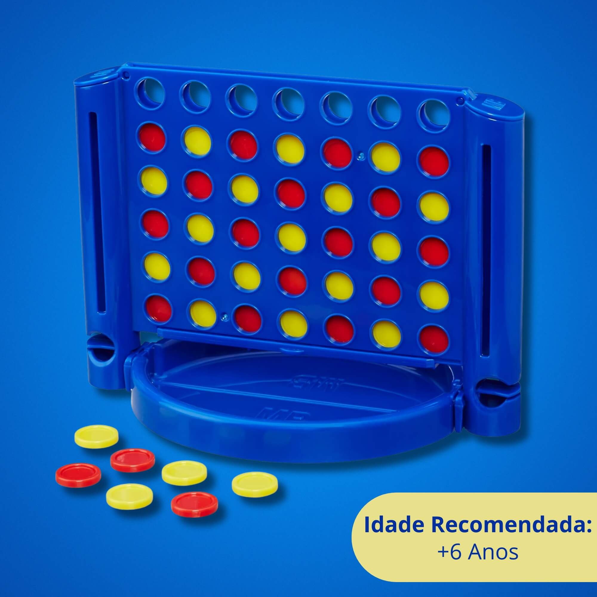Brinquedo Infantil Jogo Connect 4 Grab and Go Hasbro - 18627