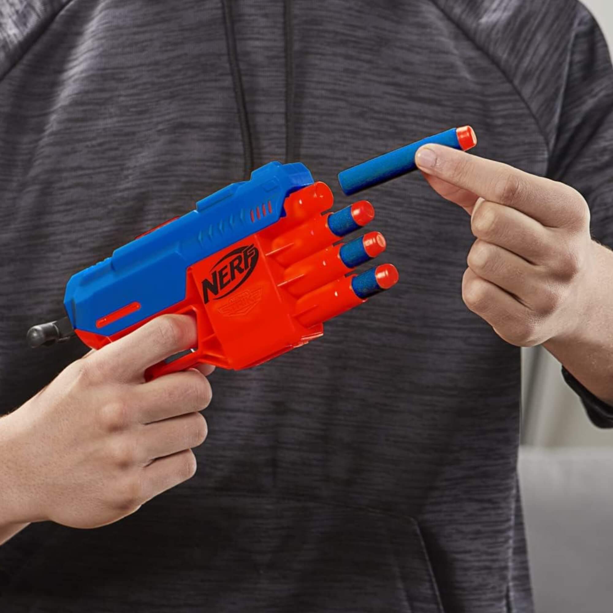Brinquedo Infantil Lança Dardos Nerf Alpha Strike Claw Dual Hasbro - 16768