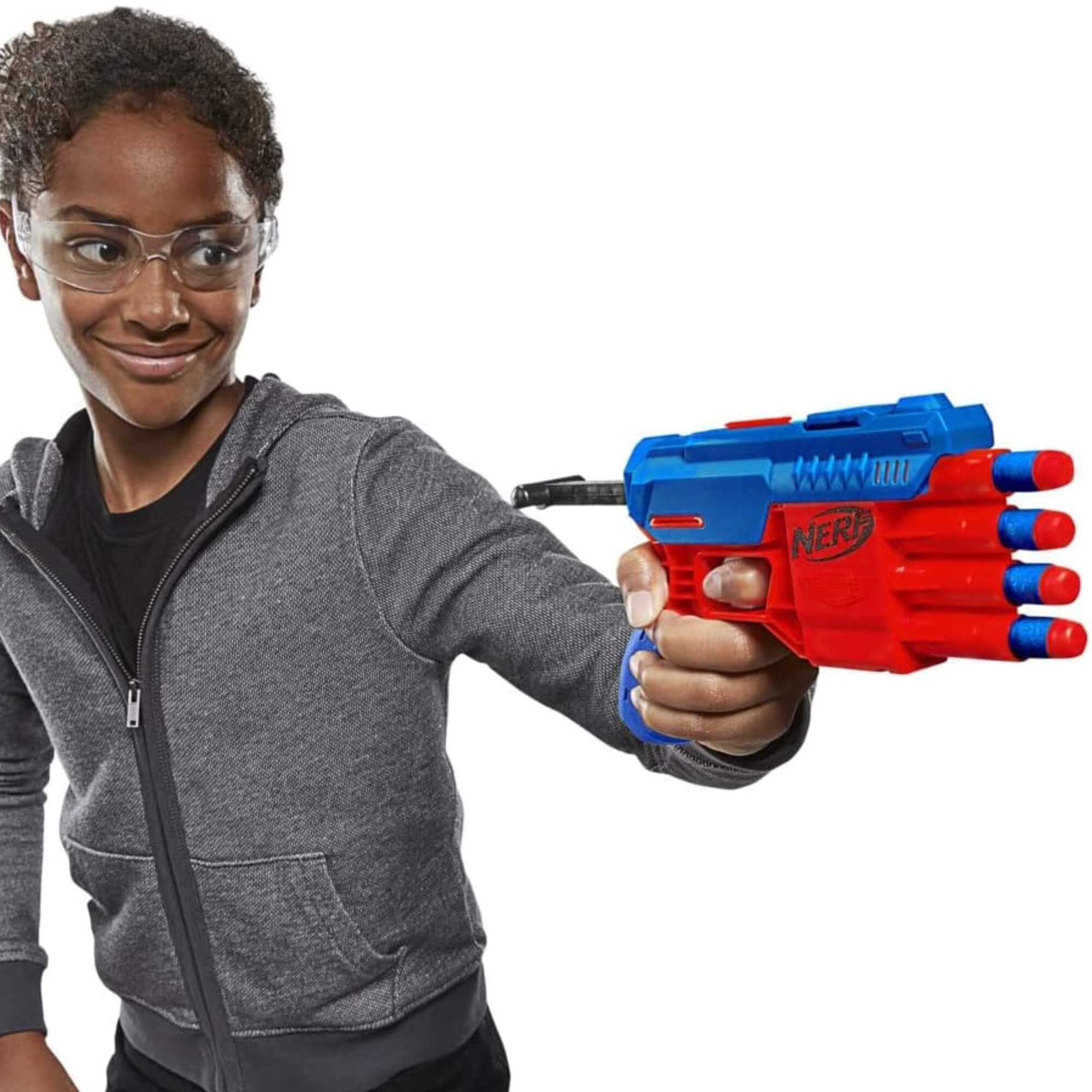 Brinquedo Infantil Lança Dardos Nerf Alpha Strike Claw Dual Hasbro - 16768