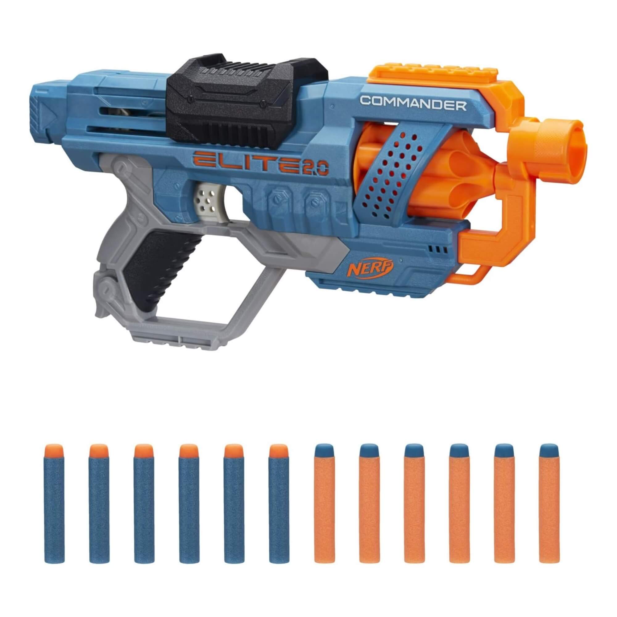 Brinquedo Infantil Lançador de Dardos Nerf Elite 2.0 Comander Hasbro - 15150