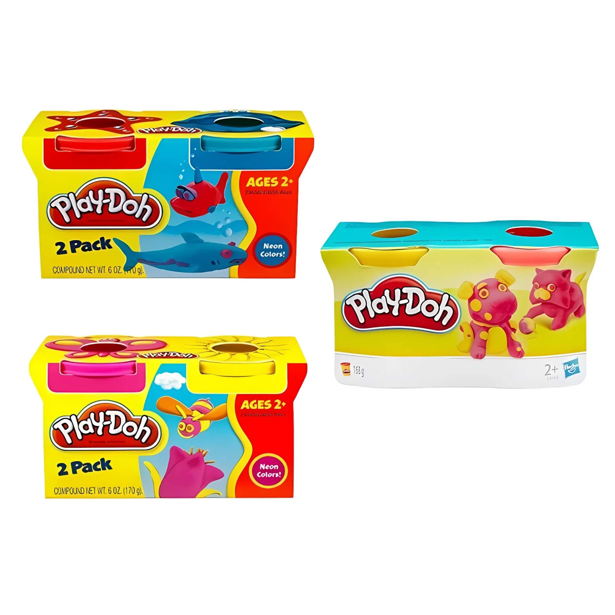 Brinquedo Infantil Play-Doh Massinha de Modelar 170g 2 Cores (Sortidas) Hasbro - 3907