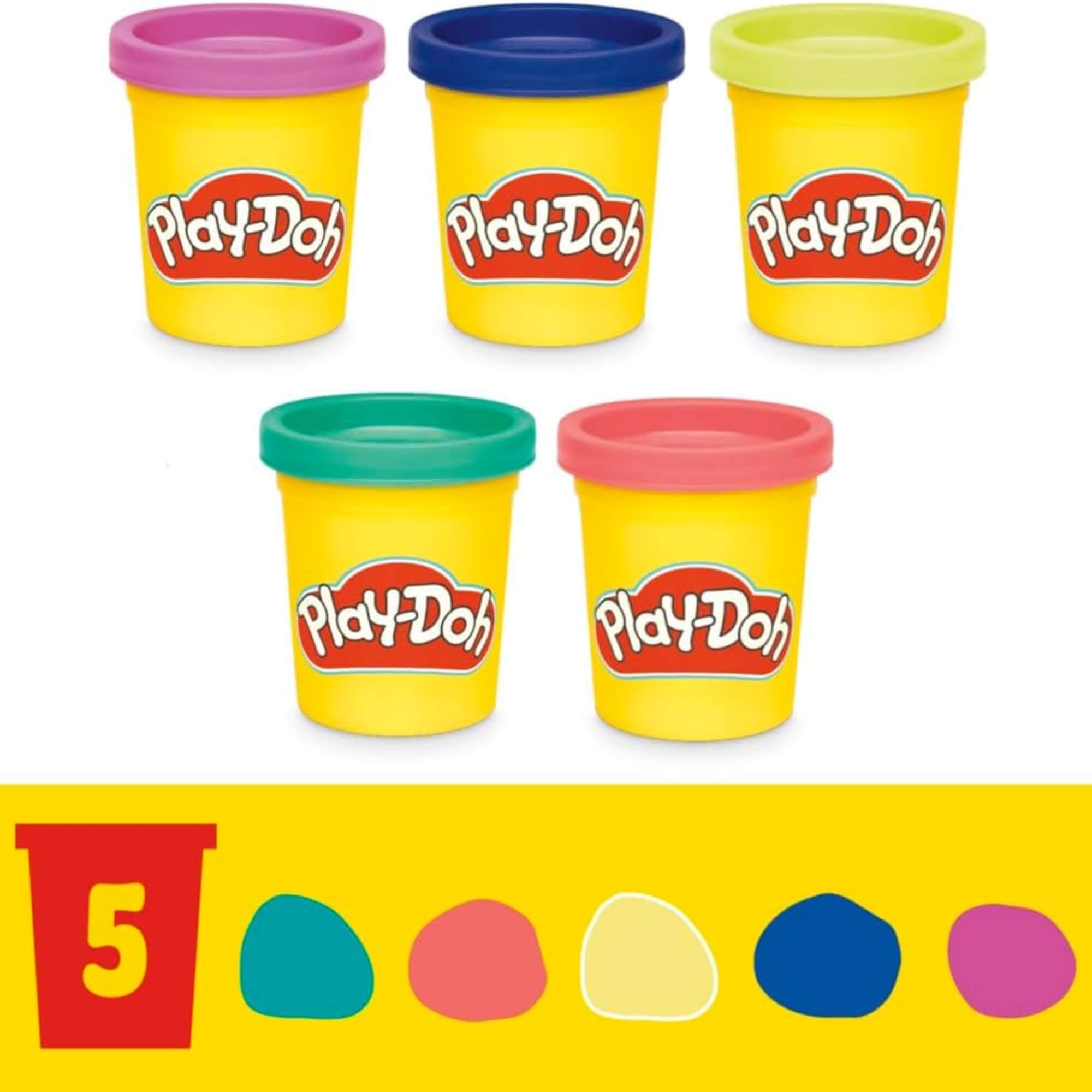 Brinquedo Infantil Play-Doh Massinha de Modelar Brincar e Aprender c/ Acessórios Hasbro - 18541